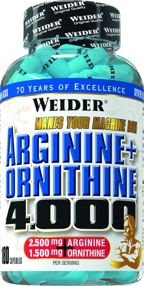 Weider Arginin + Ornithin 4000 (180 Kapseln)