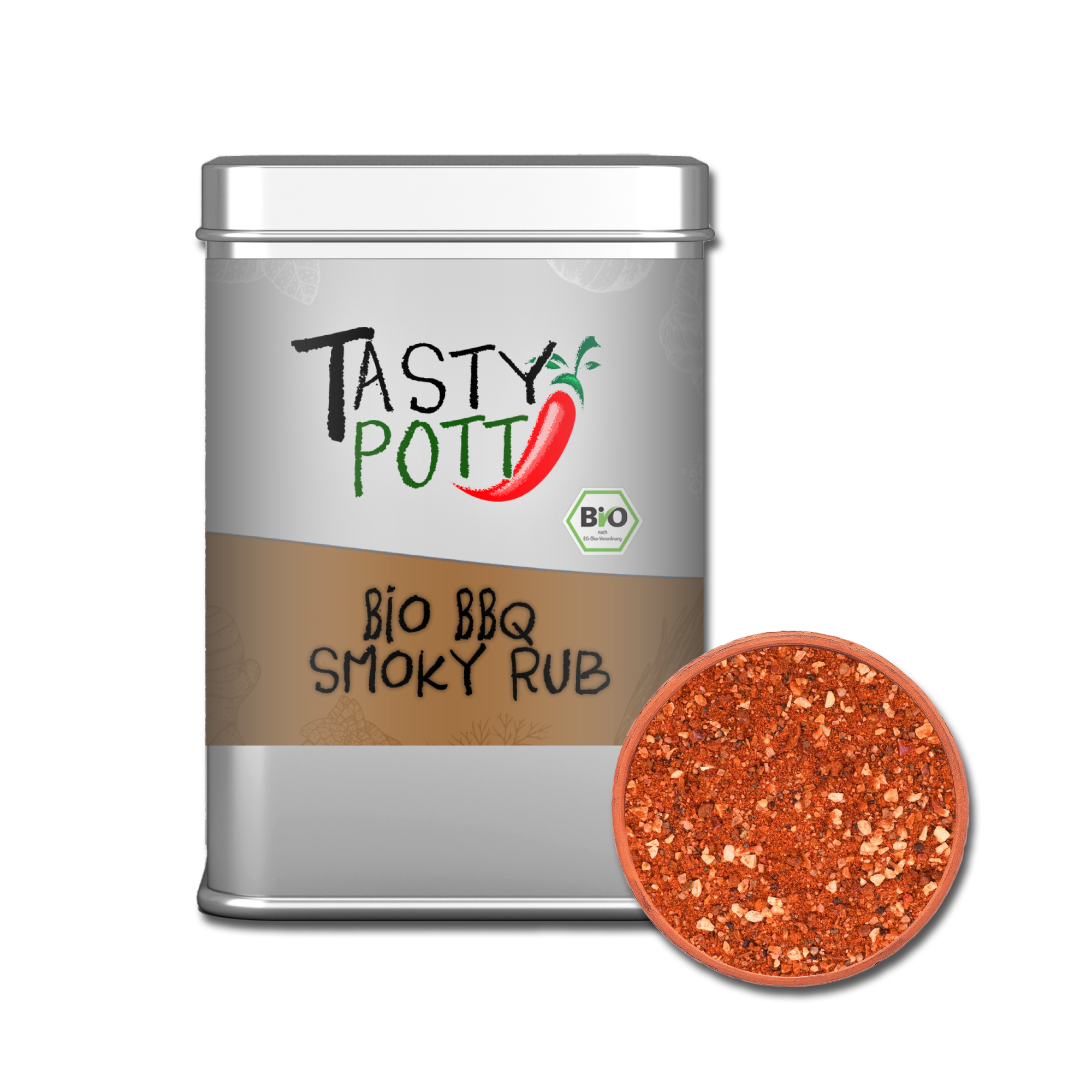 Smoky BBQ Rub 100g Bio Grillgewürz | Gewürzmischung für deinen perfekten Grill Tag von Tasty Pott   Smoky BBQ Rub 100g Bio Grillgewürz | Gewürzmischung für deinen perfekten Grill Tag von Tasty Pott