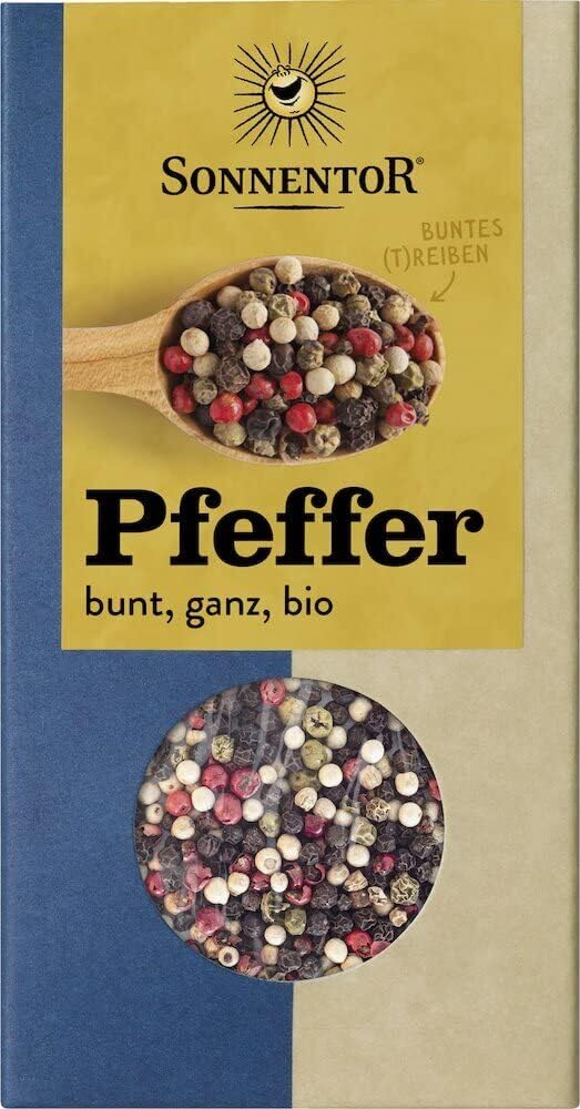 Sonnentor Bio Pfeffer bunt ganz (50g) Sonnentor Bio Pfeffer bunt ganz (50g)