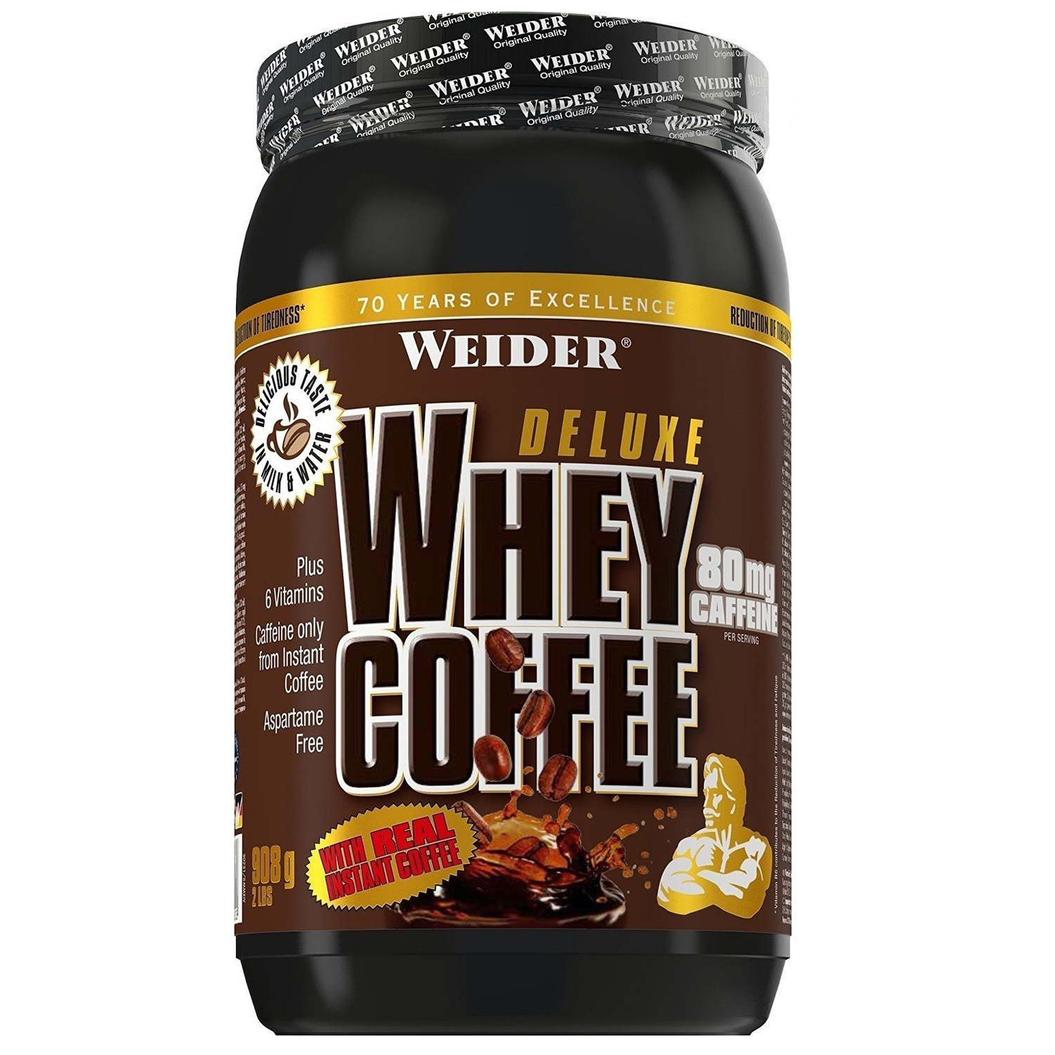 Weider Whey Coffee Protein Eiweiß Kaffee 908g Dose