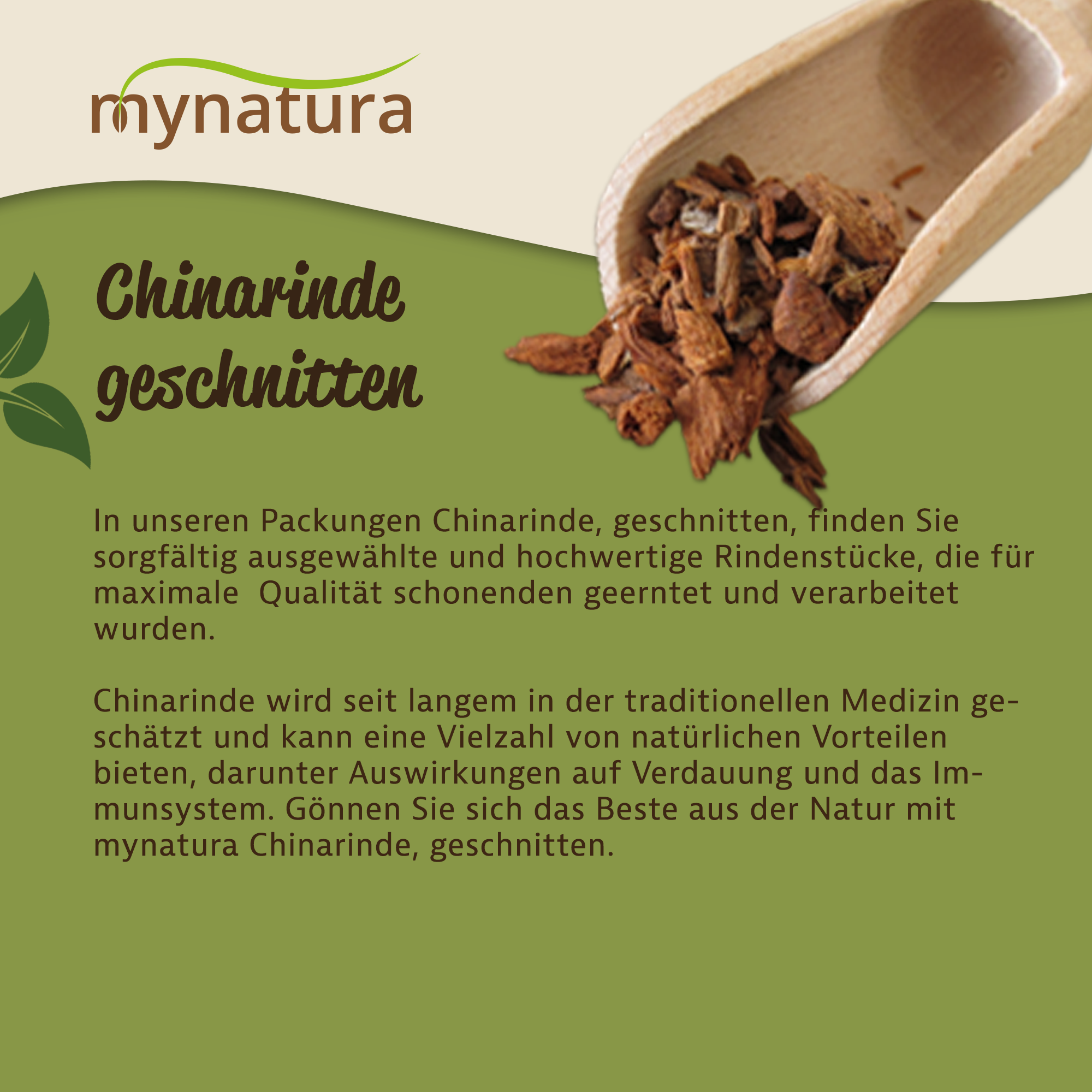 Mynatura Chinarinde – geschnitten 250g