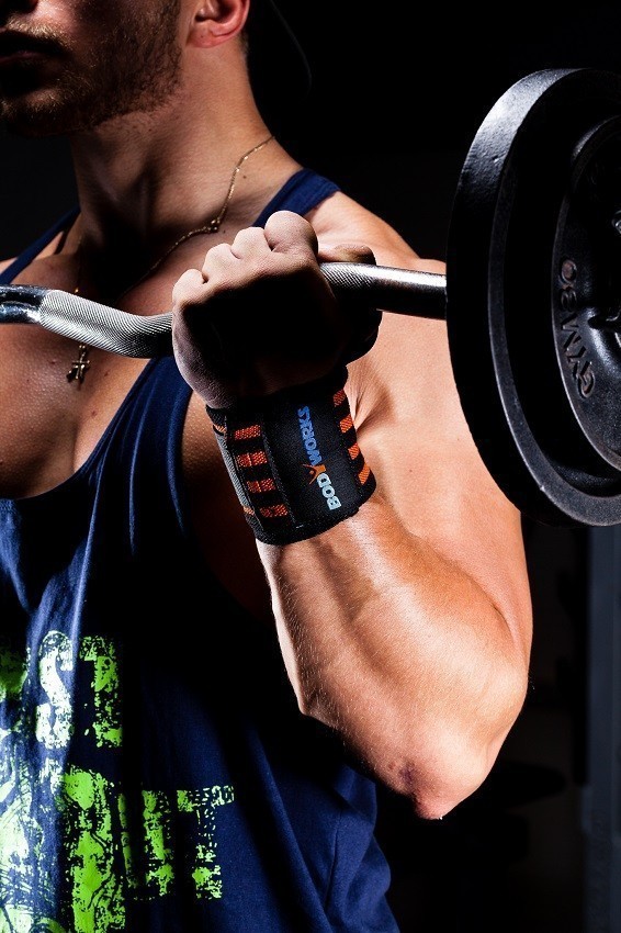 BODYWORKS Handgelenkbandagen Bodybuilding - Power Wrist Wraps