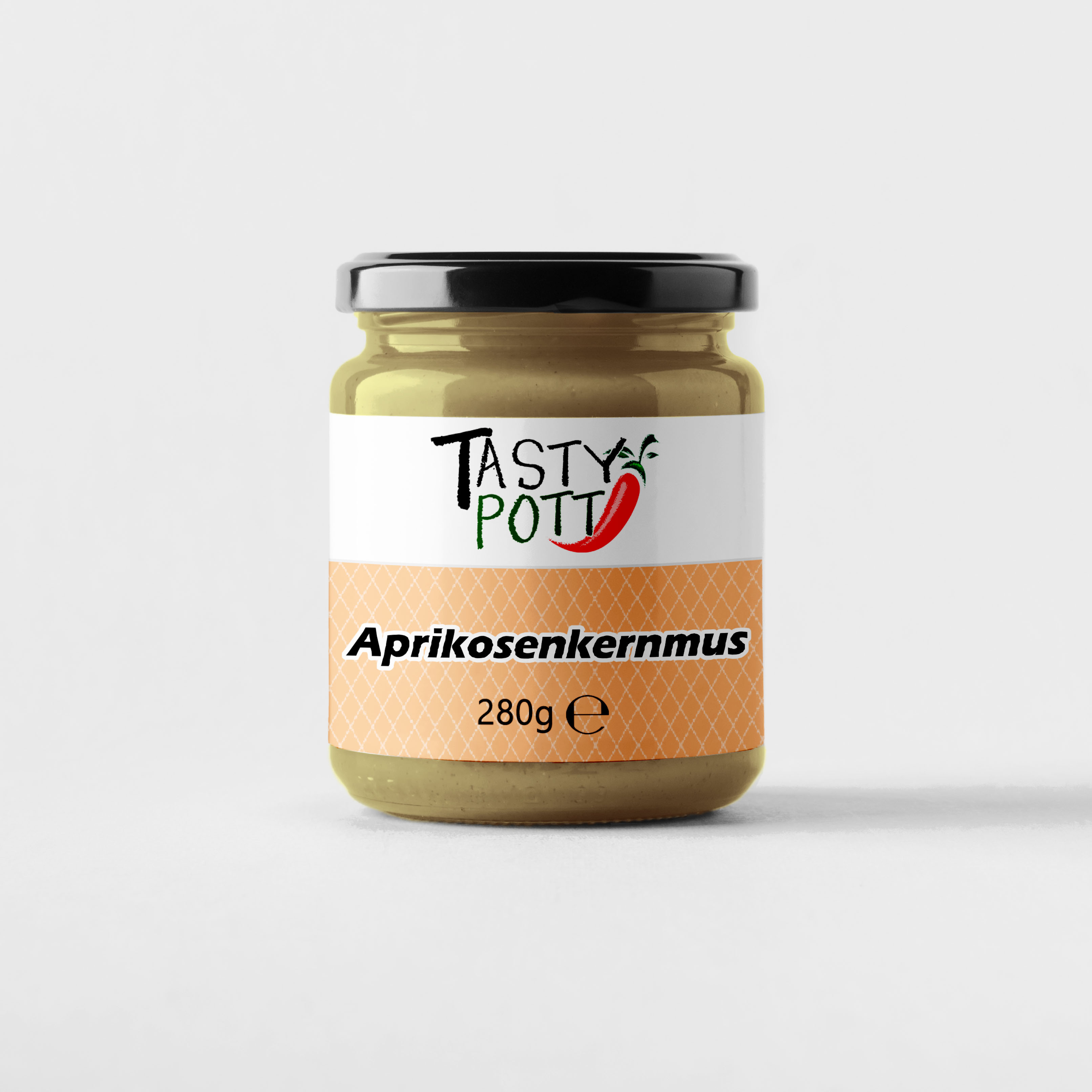 Aprikosenkernmus 280g Mus Glas - Rohkostqualität von Tasty Pott