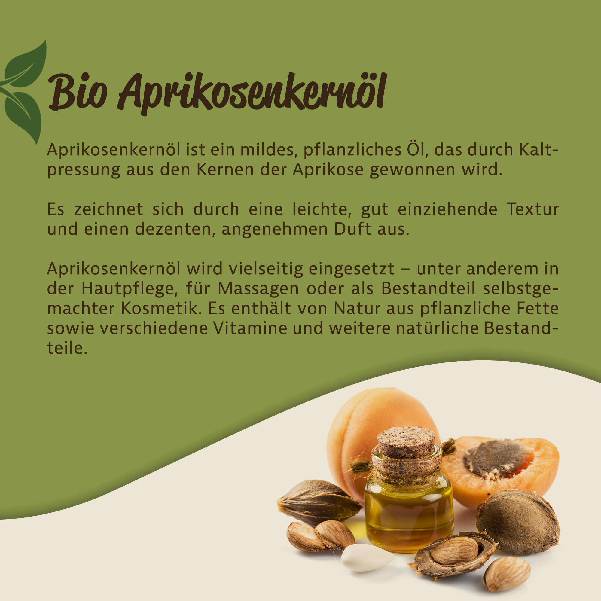 Mynatura BIO Aprikosenkernöl kaltgepresst 0,25L