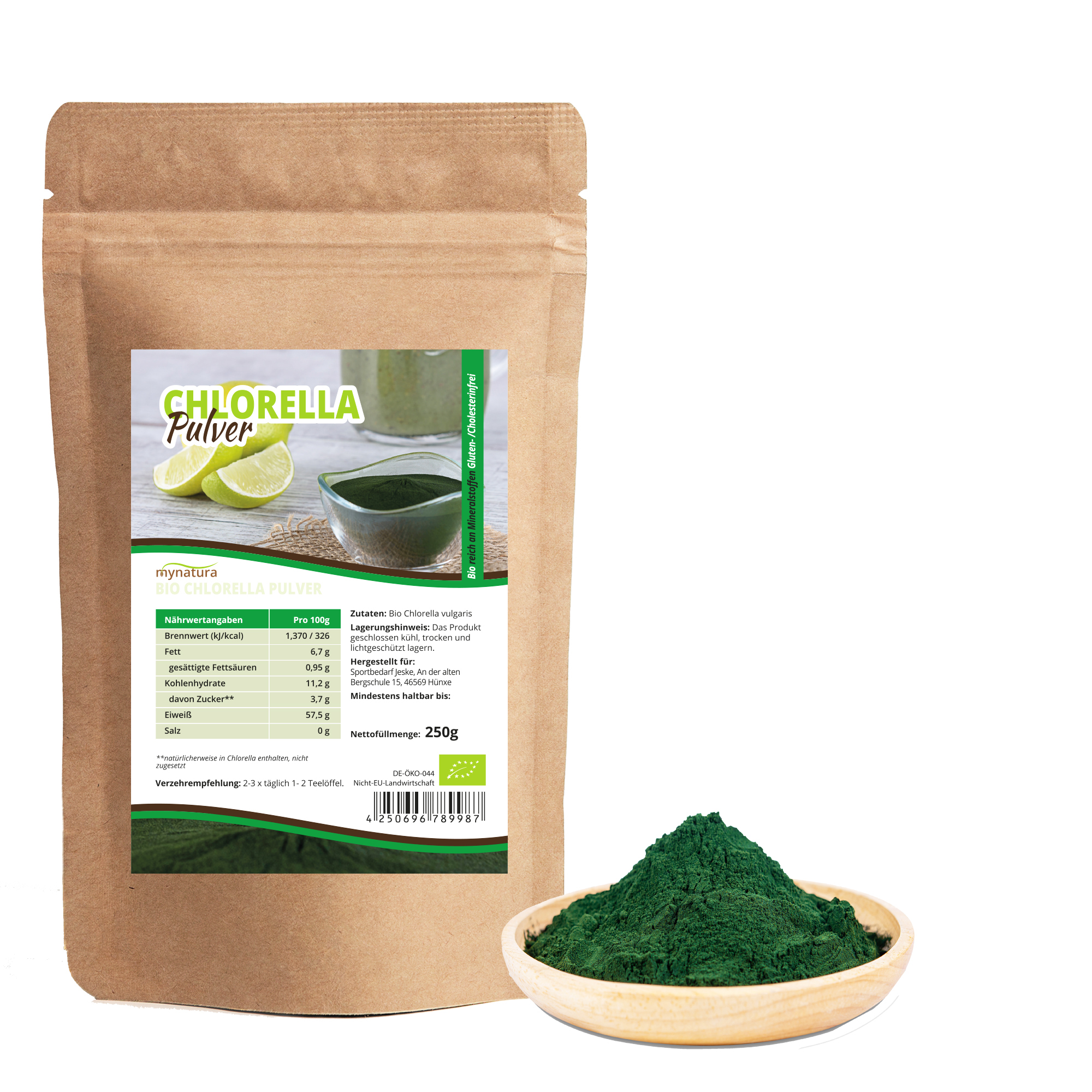 Mynatura Bio Algen Set - Dulse Flocken (100g)- Chlorella Pulver (250g) - Spirulina Pulver (250g) Mynatura Bio Algen Set - Dulse Flocken (100g)- Chlorella Pulver (250g) - Spirulina Pulver (250g)