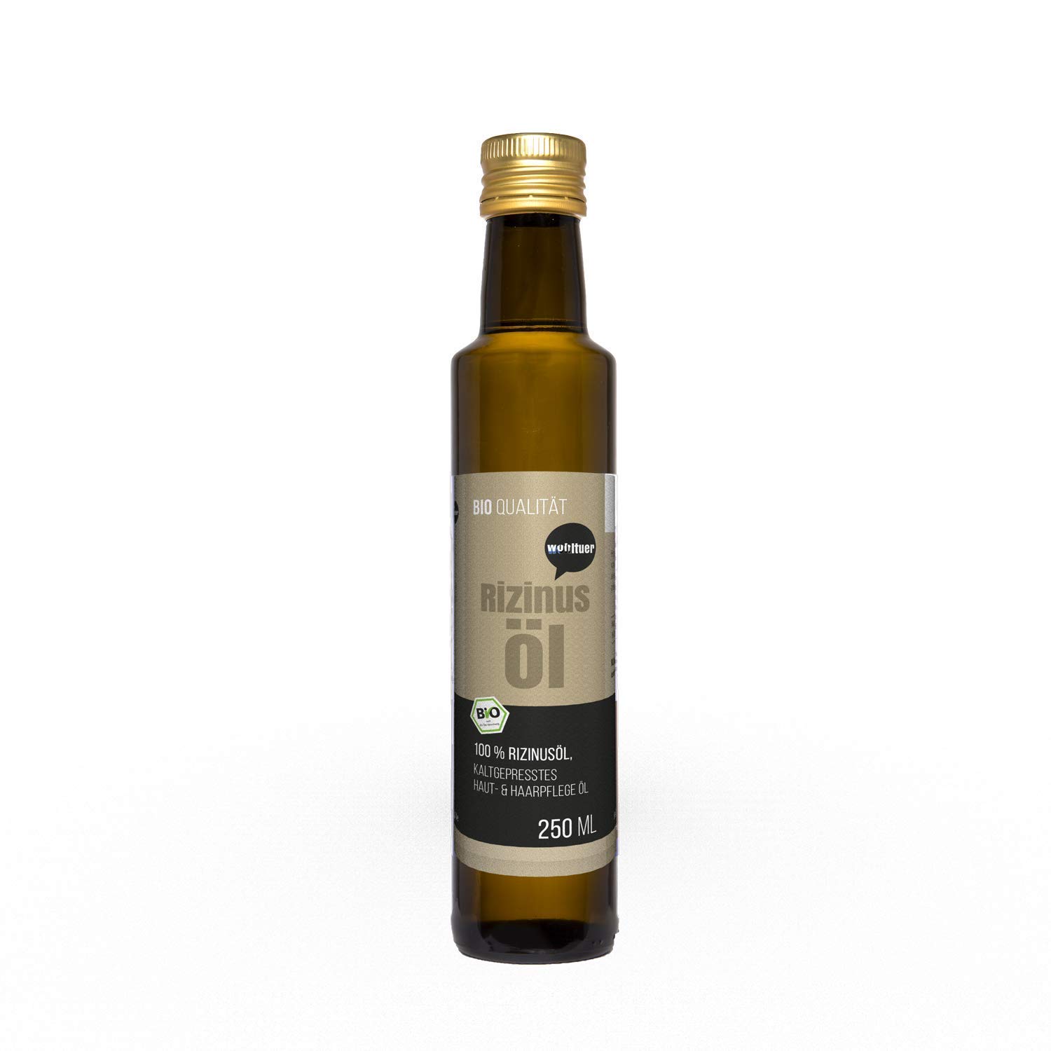 Wohltuer Bio Rizinusöl Haut Essentiellen Omega-Fettsäuren 250ml