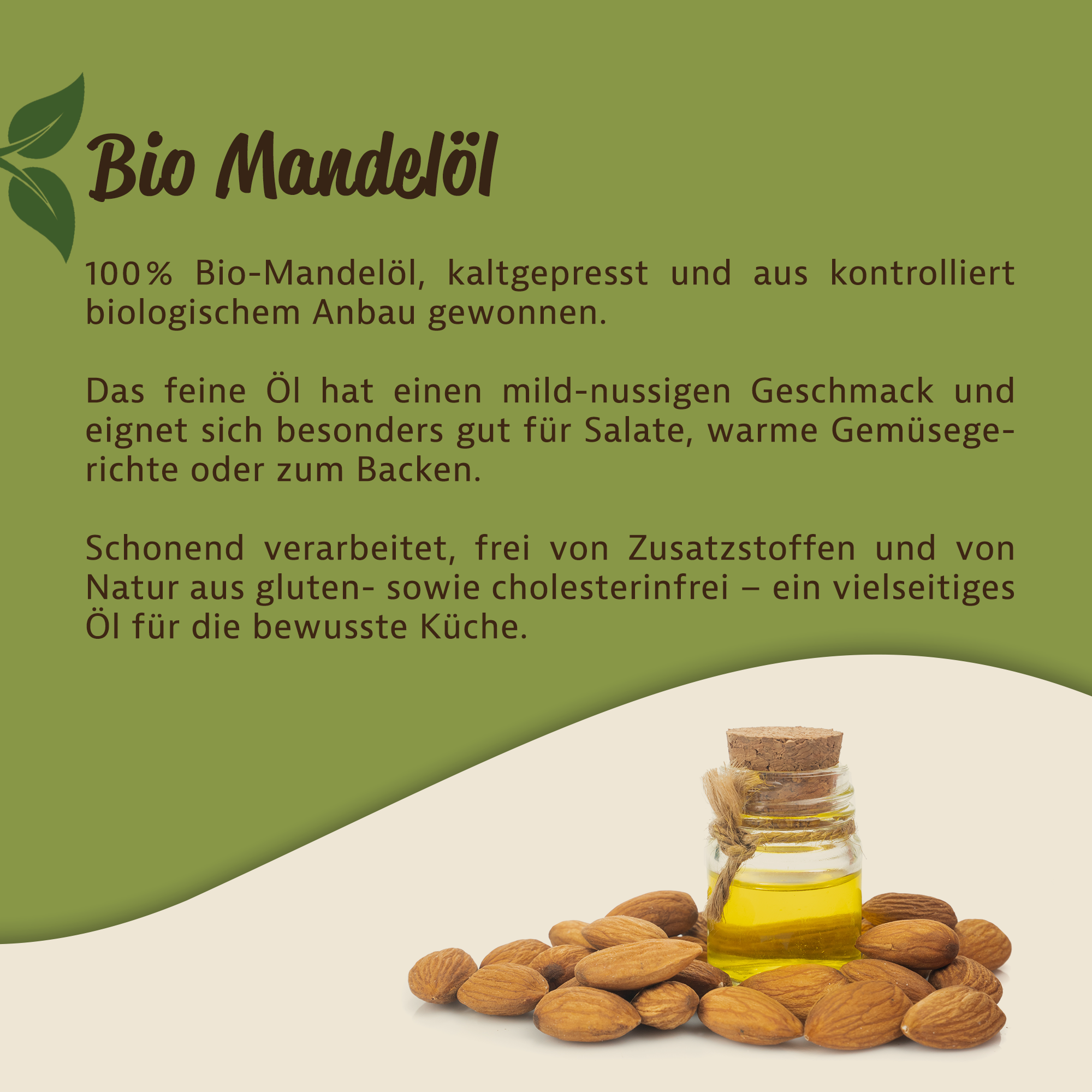 Mynatura Bio Mandelöl kaltgepresst 0,25L