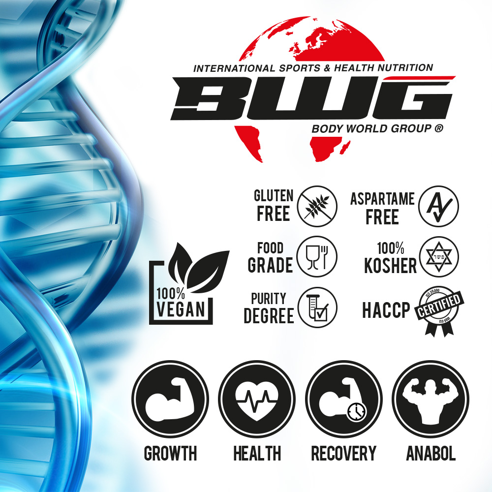 BWG Ultra L-Glutamin, +Vitamin B6 (1000g Beutel) BWG Ultra L-Glutamin, +Vitamin B6 (1000g Beutel)