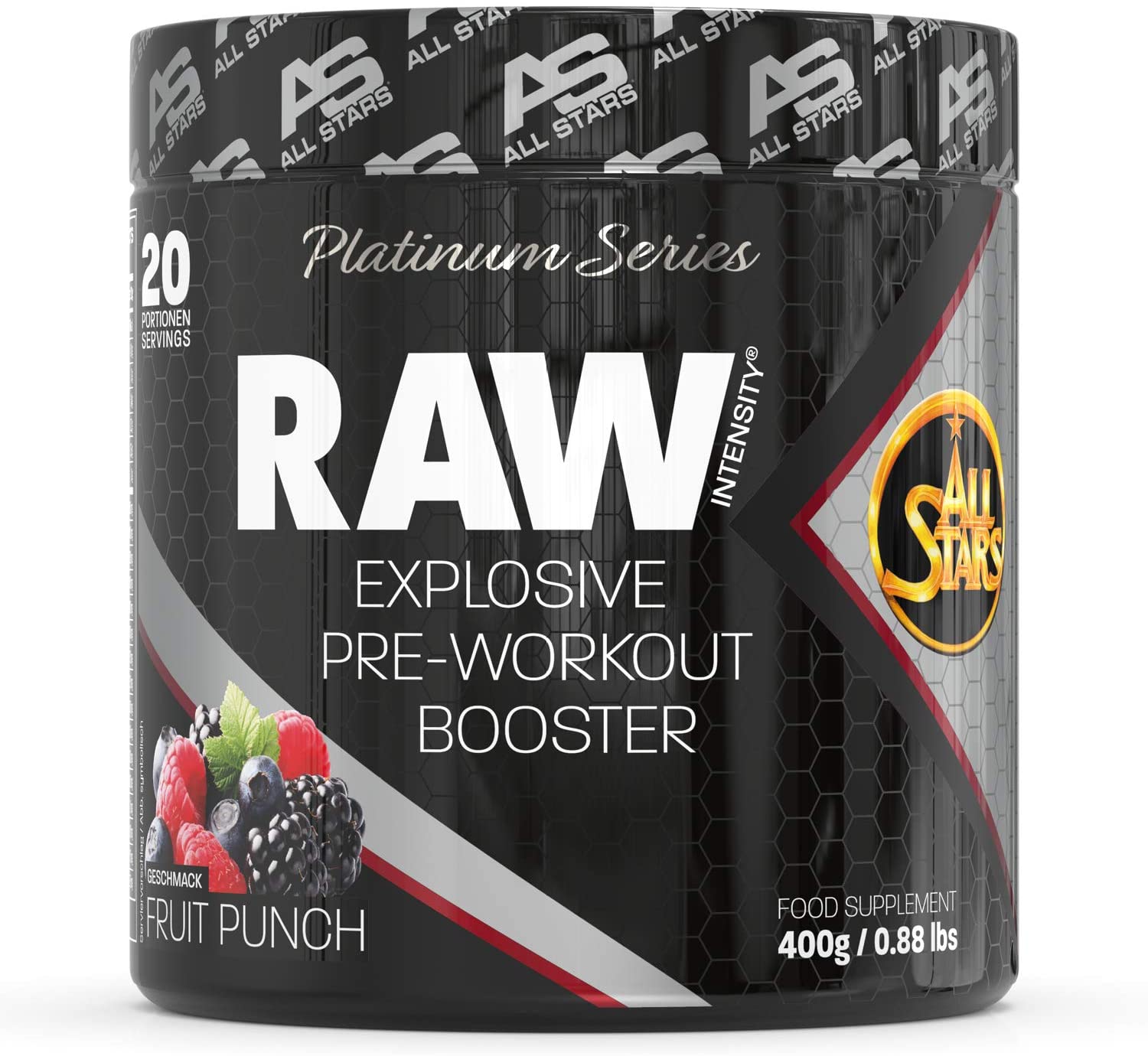 All Stars Raw Intensity Expiosive Pre-Workout Booster 400g
