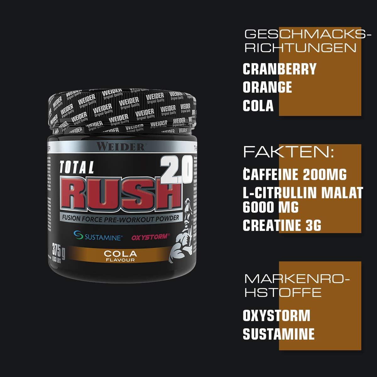 WEIDER Total RUSH 2.0 (375g)
