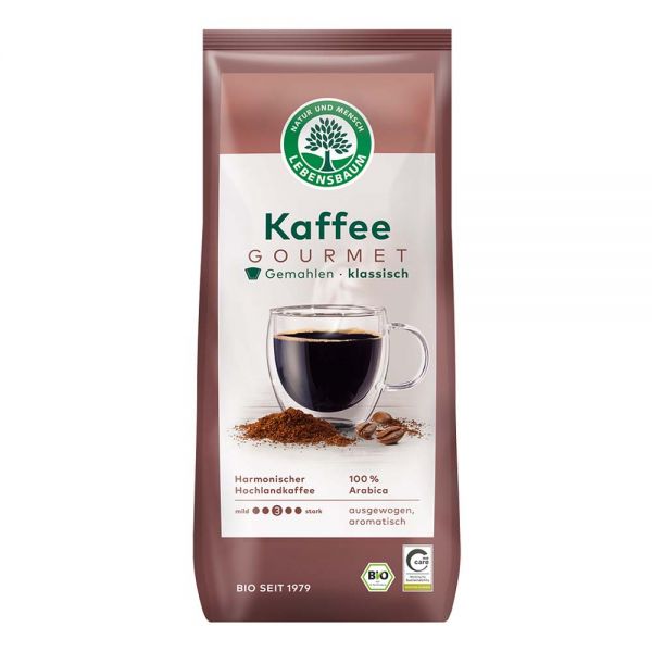 Lebensbaum Gourmet Kaffee gemahlen (1x500 g) Lebensbaum Gourmet Kaffee gemahlen (1x500 g)