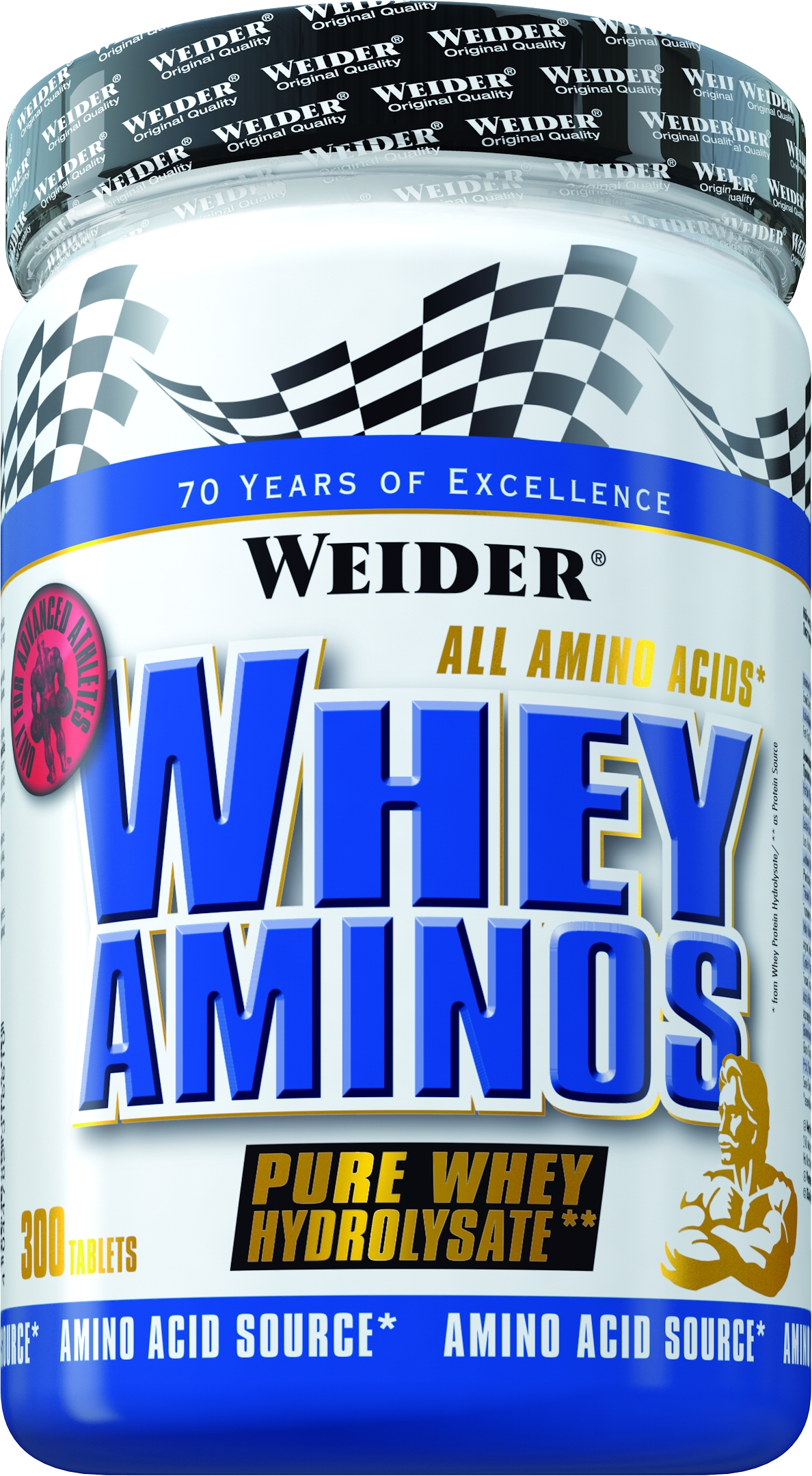 Weider Whey Aminos - 300 Tabletten à 1600mg
