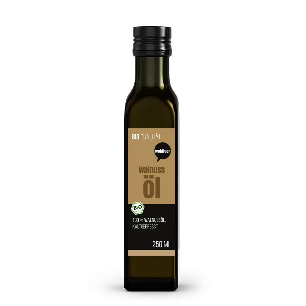 Wohltuer Bio Walnussöl kaltgepresst nährstoffreiches 250ml Wohltuer Bio Walnussöl kaltgepresst nährstoffreiches 250ml