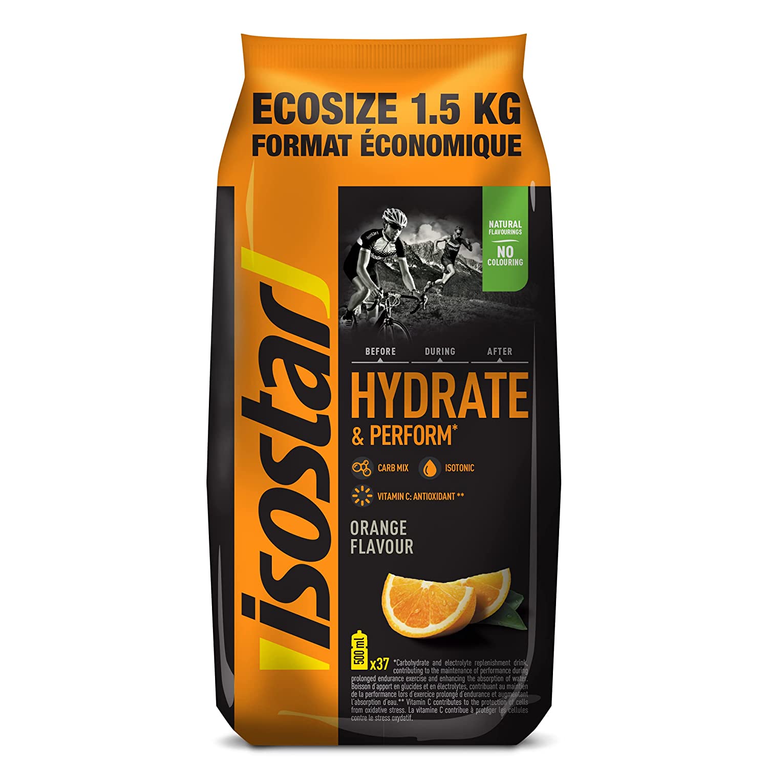 Isostar Hydrate & Perform isotonisches Elektrolytgetränk 1,5kg Beutel Isostar Hydrate & Perform isotonisches Elektrolytgetränk 1,5kg Beutel