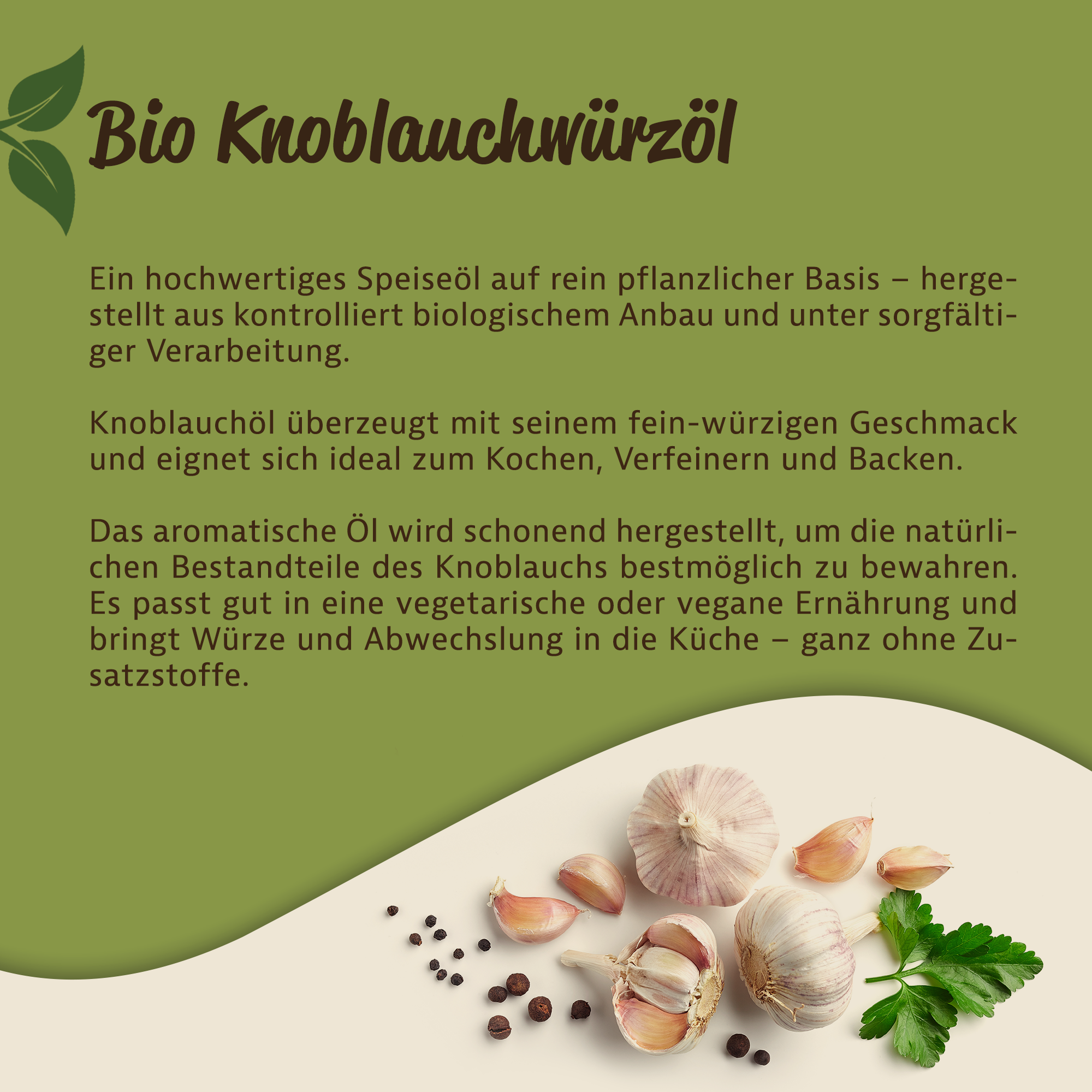 Mynatura Bio Knoblauchwürzöl 0,25L