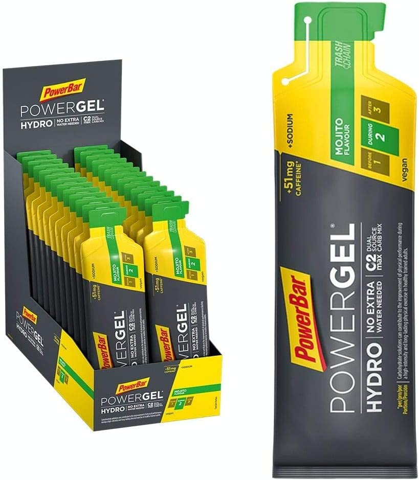 PowerBar PowerGel Hydro 24x67ml - High Carb Energie Gel + C2MAX + Natrium + 51mg Koffein PowerBar PowerGel Hydro 24x67ml - High Carb Energie Gel + C2MAX + Natrium + 51mg Koffein