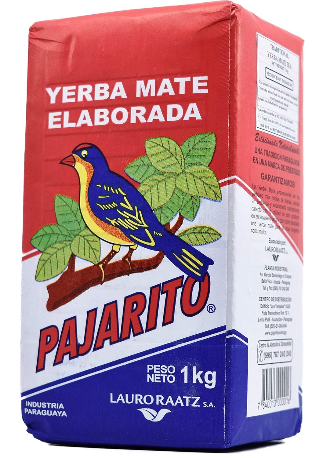 Pajarito Tradicional - Mate Tee aus Paraguay 1(kg) Pajarito Tradicional - Mate Tee aus Paraguay 1(kg)