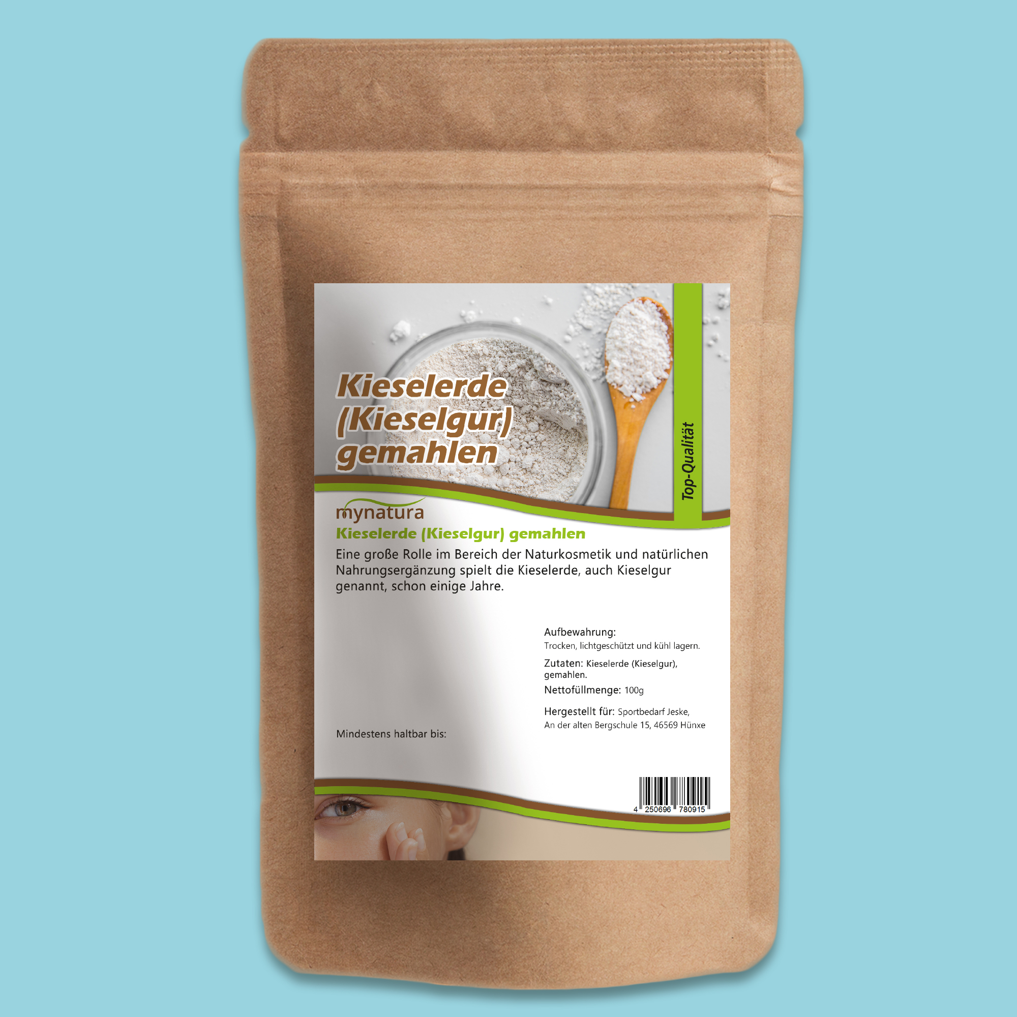 Kieselgur (Diatomeenerde) von Mynatura – natürliches Gesteinsmehl für vielseitige Anwendungen 100g Kieselgur (Diatomeenerde) von Mynatura – natürliches Gesteinsmehl für vielseitige Anwendungen 100g