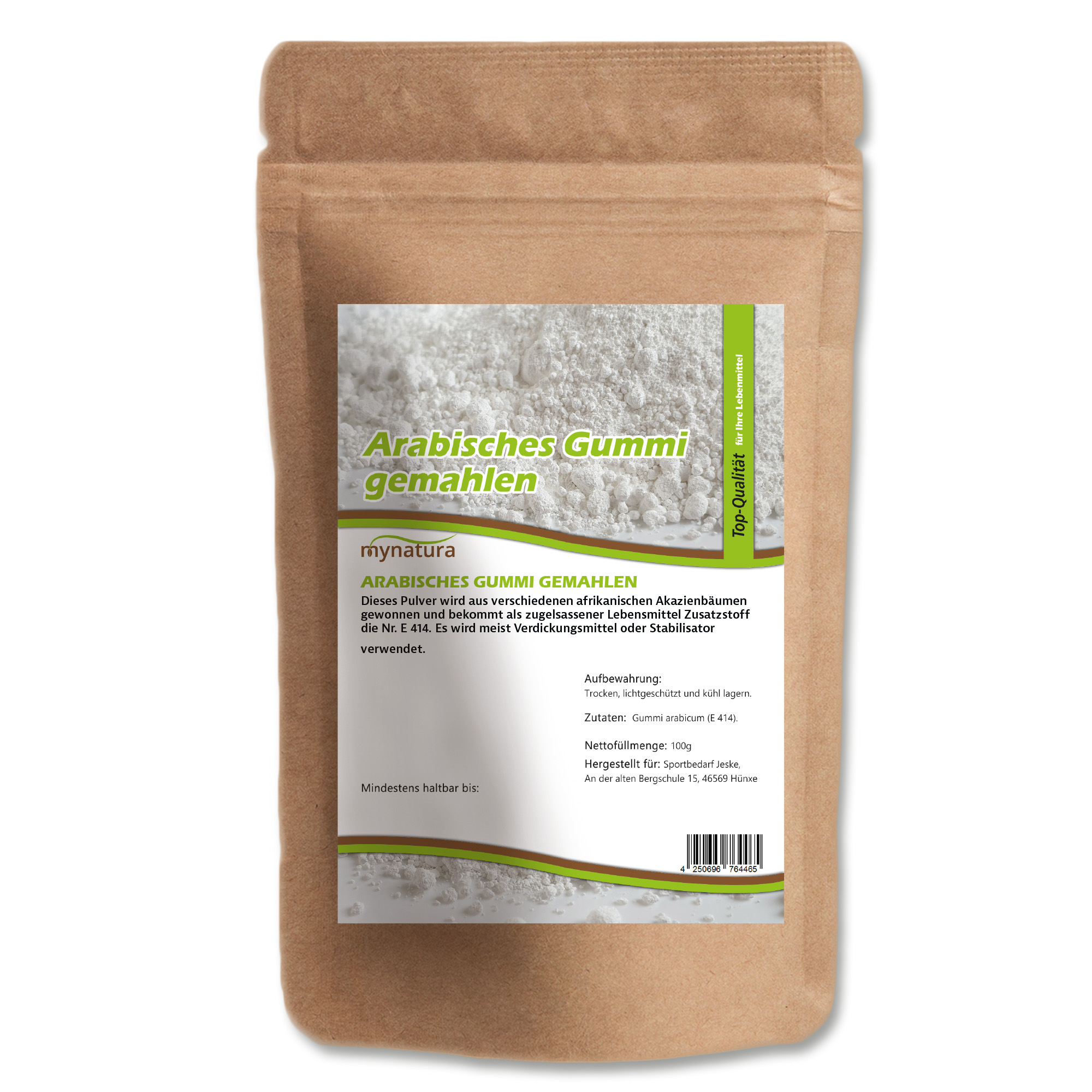 Arabisches Gummi (E 414) von mynatura – Natürliches Verdickungsmittel & Emulgator in Premiumqualität Mynatura