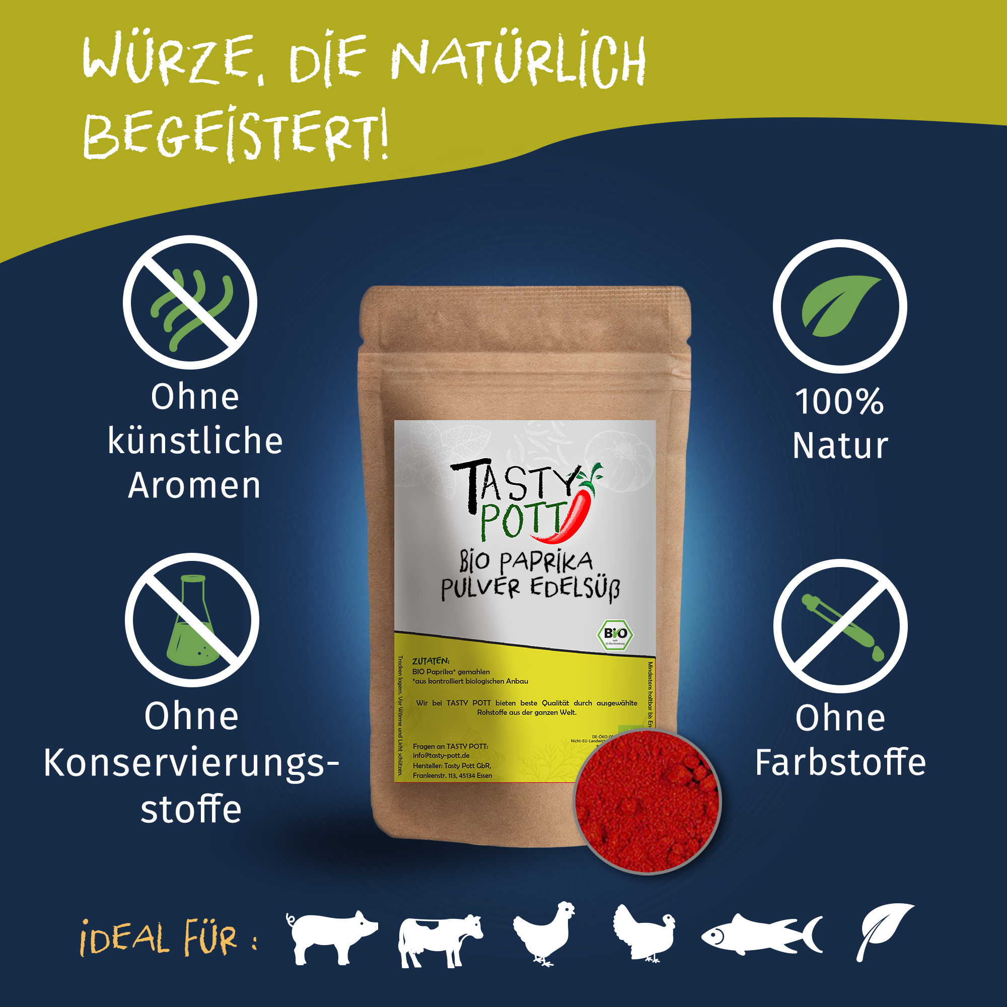 Bio Paprikapulver edelsüß