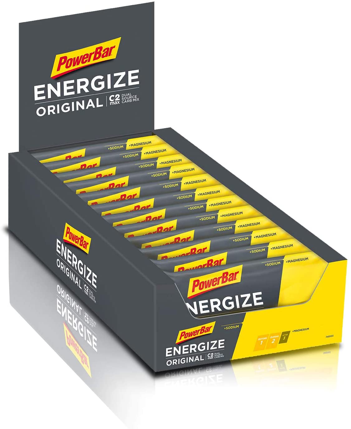 PowerBar New Energize Bar 25 x 55g Energy Riegel Box PowerBar New Energize Bar 25 x 55g Energy Riegel Box