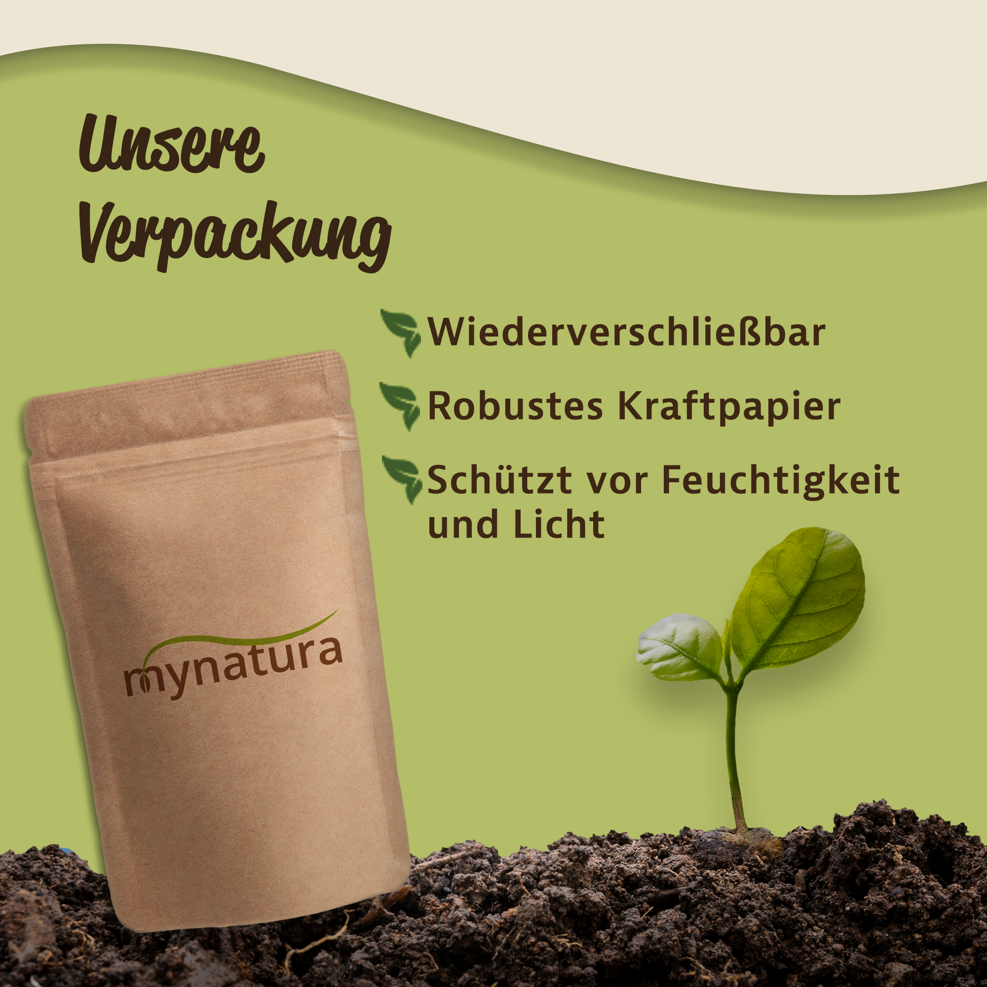 Mynatura Bio Keimsprossen Buchweizen Gemüse (500g)
