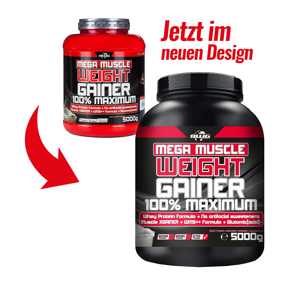 BWG Mega Muscle Weight Gainer 5kg Dose BWG Mega Muscle Weight Gainer 5kg Dose