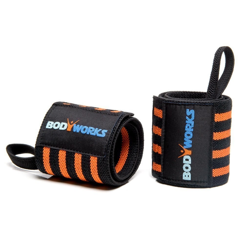 Bodybuilding Set Zughilfen mit Handgelenkbandager von Bodyworks Bodybuilding Set Zughilfen mit Handgelenkbandager von Bodyworks