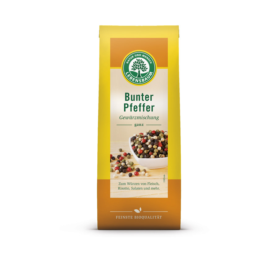 Lebensbaum Pfeffer, bunt, ganz-Bio (50g)