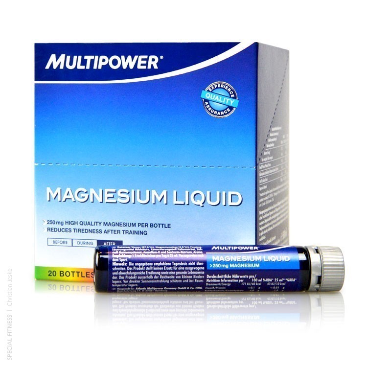 Multipower Magnesium Liquid, 20 Ampullen a 25ml
