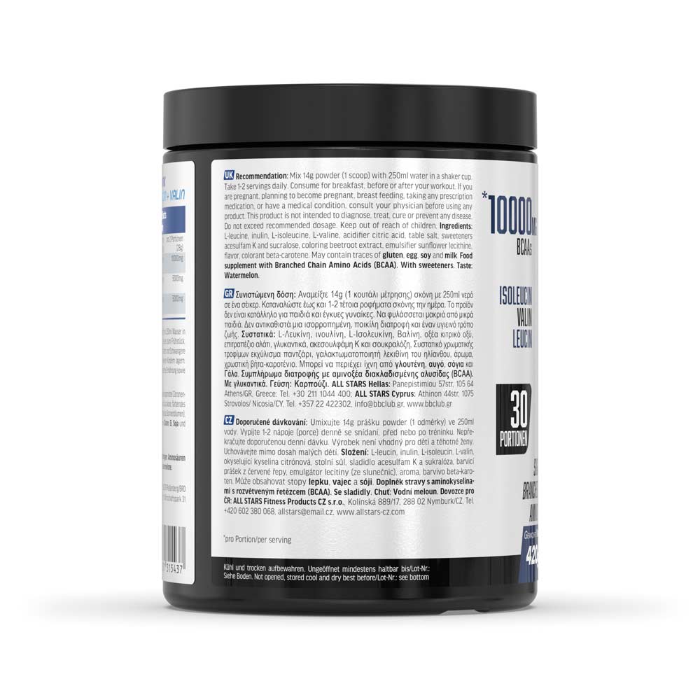All Stars BCAA Powder 420g Dose