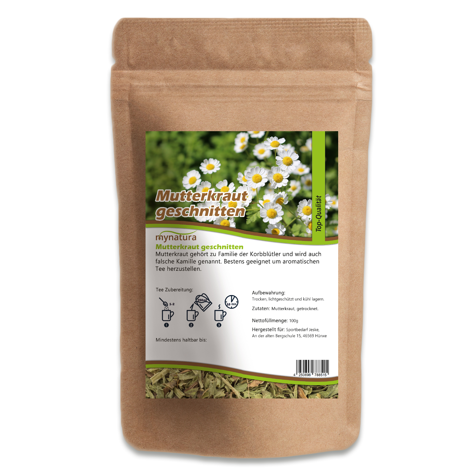 Mutterkraut von mynatura – natürliches Kräuterprodukt für vielseitige Anwendungen 100g Mutterkraut von mynatura – natürliches Kräuterprodukt für vielseitige Anwendungen 100g