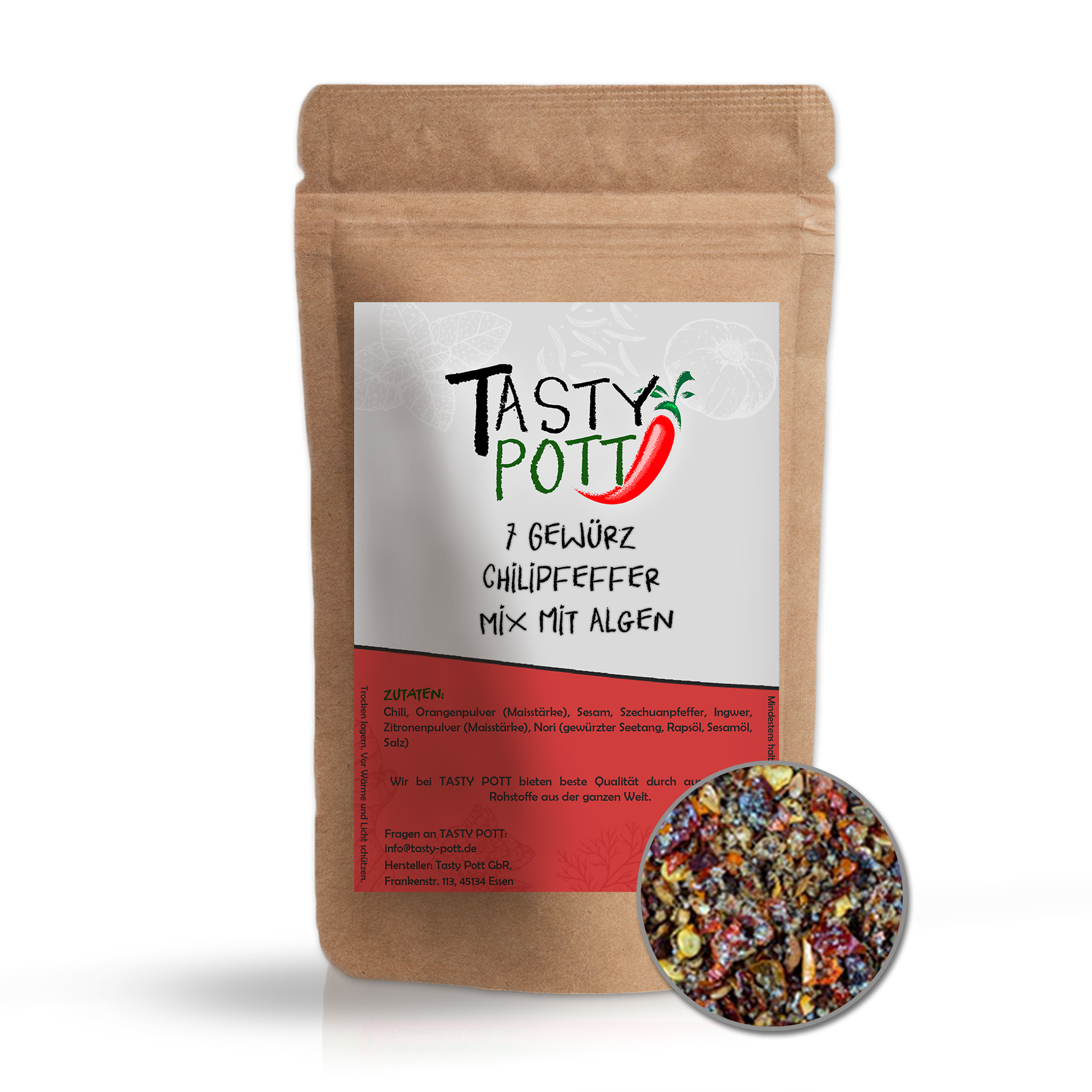 7 Gewürz Chilipfeffer mit Algen