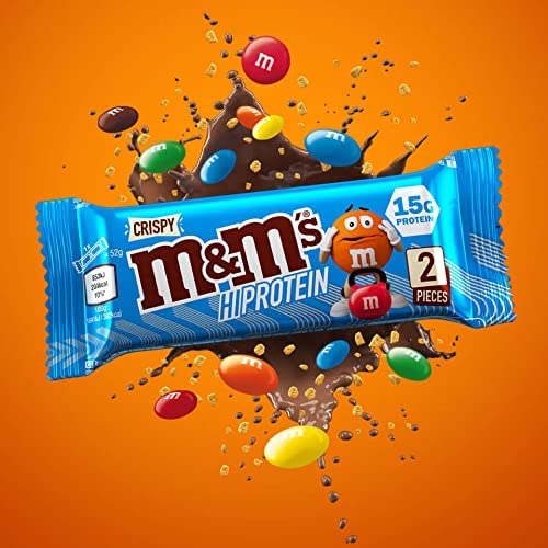 M&M Hi-Protein Bar Crispy 12x52g Crispy M&M Hi-Protein Bar Crispy 12x52g Crispy