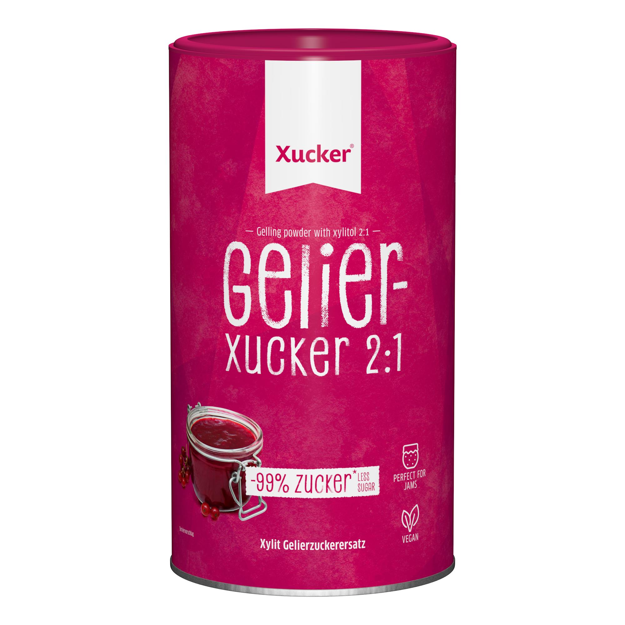 Xucker Gelierxucker 2:1 zuckerarmer Gelierzucker 1KG
