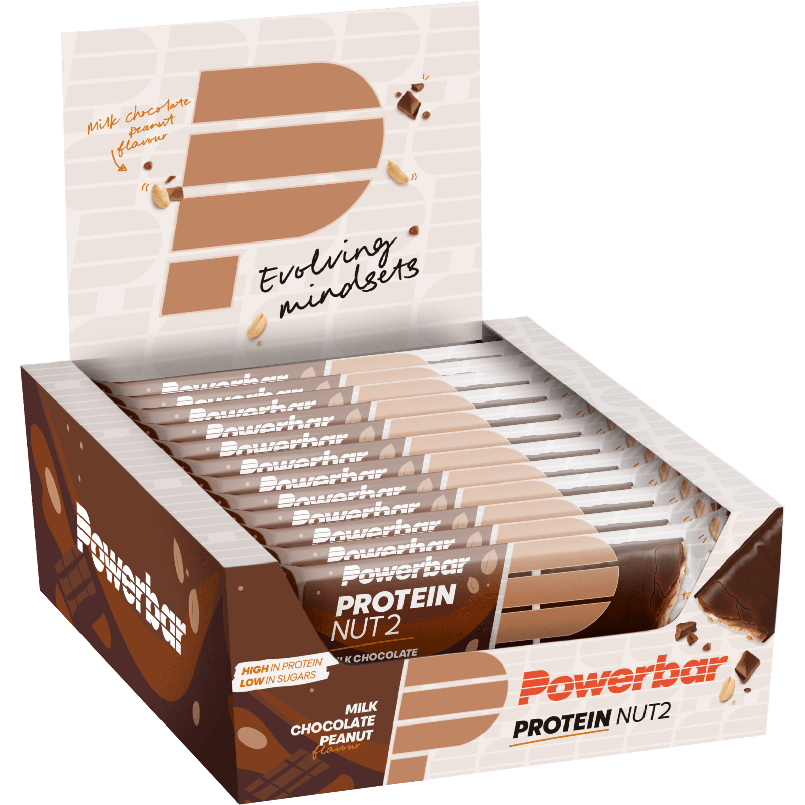 Powerbar Protein Nut2 Milk Chocolate Peanut 12x(2x22,5g) Powerbar Protein Nut2 Milk Chocolate Peanut 12x(2x22,5g)