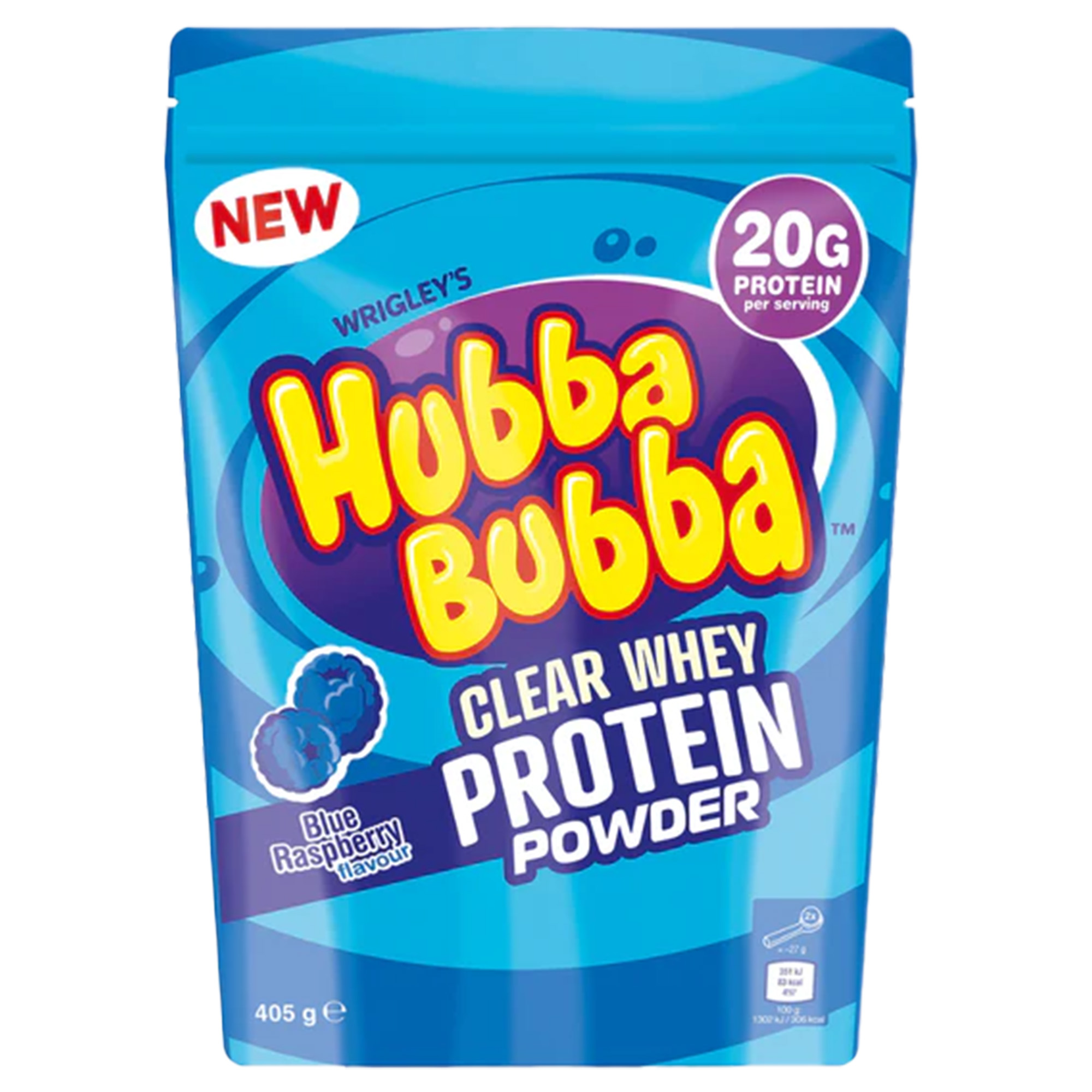 Wrigleys Hubba Bubba Clear Whey Protein Powder, 405 g Beutel Wrigleys Hubba Bubba Clear Whey Protein Powder, 405 g Beutel