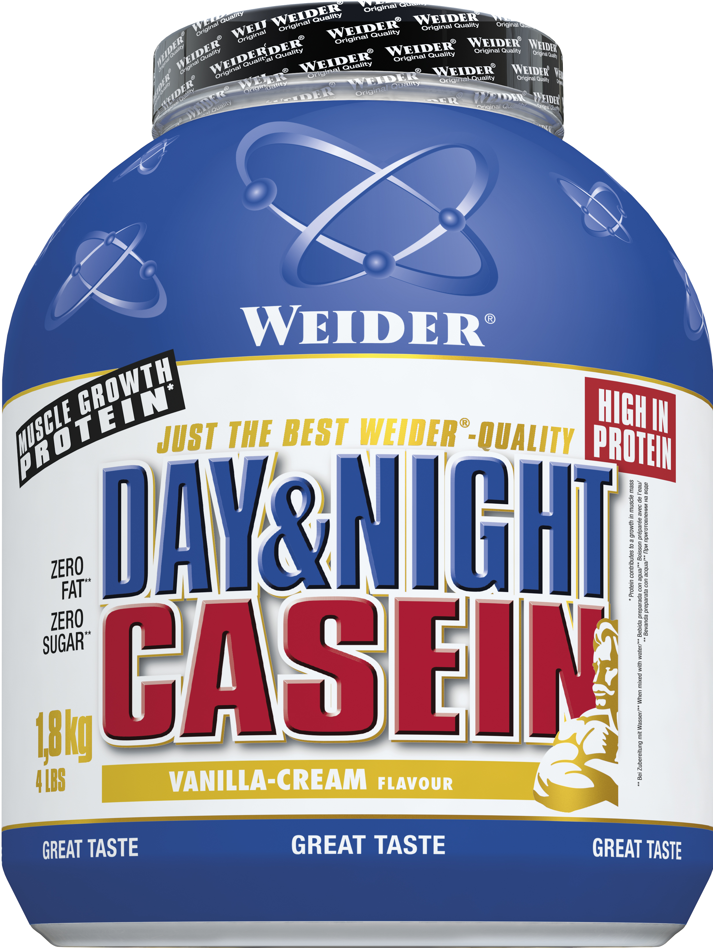 Weider Day and Night Casein 1800g Dose Weider Day and Night Casein 1800g Dose