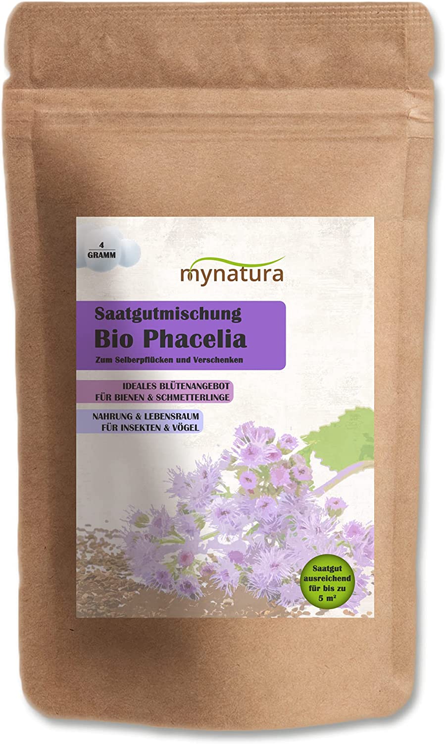 Mynatura Bio Phacelia Saatgutmischung Saatgut (4g) Mynatura Bio Phacelia Saatgutmischung Saatgut (4g)