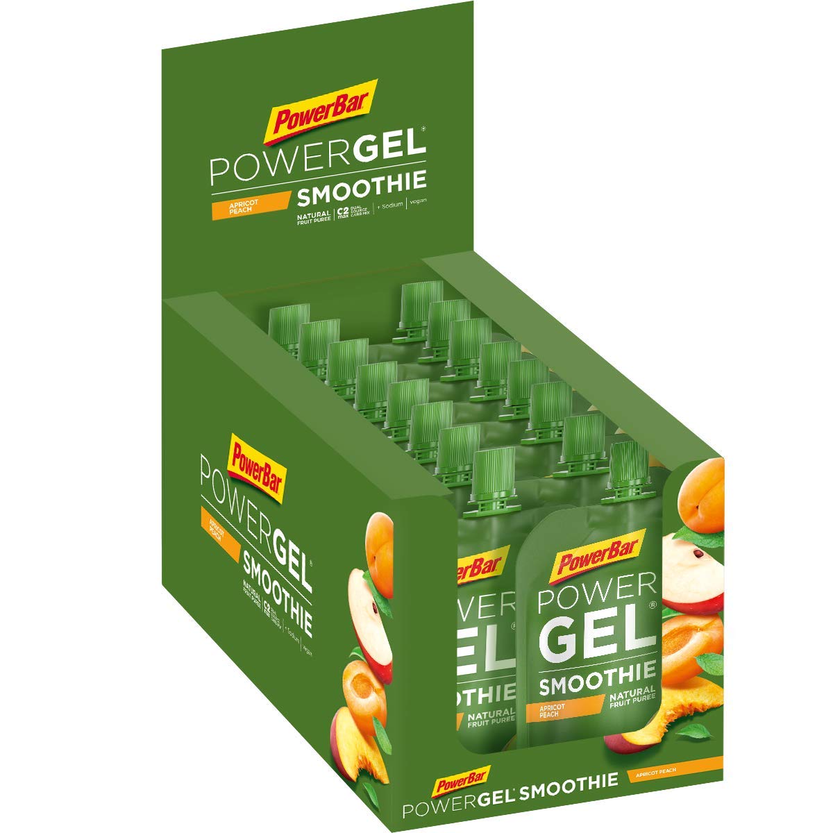PowerBar PowerGel Smoothies 16x90g - Veganer Energie Smoothie PowerBar PowerGel Smoothies 16x90g - Veganer Energie Smoothie