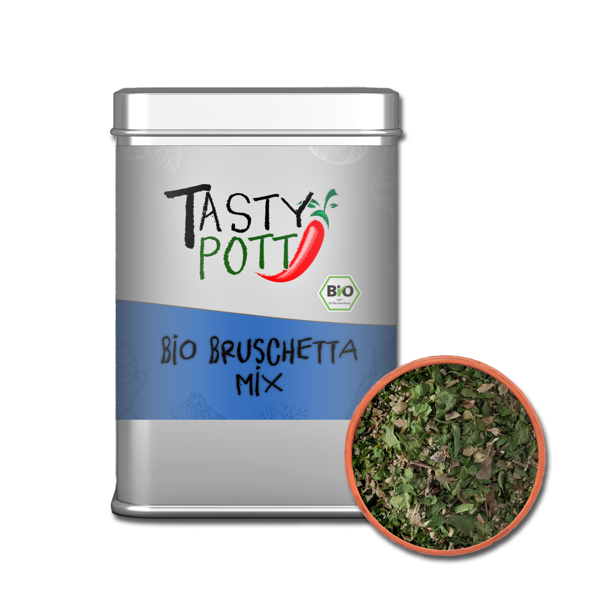 Bruschetta Mix - Bio Bruschetta Gewürzmischung | 90g Tasty Pott
