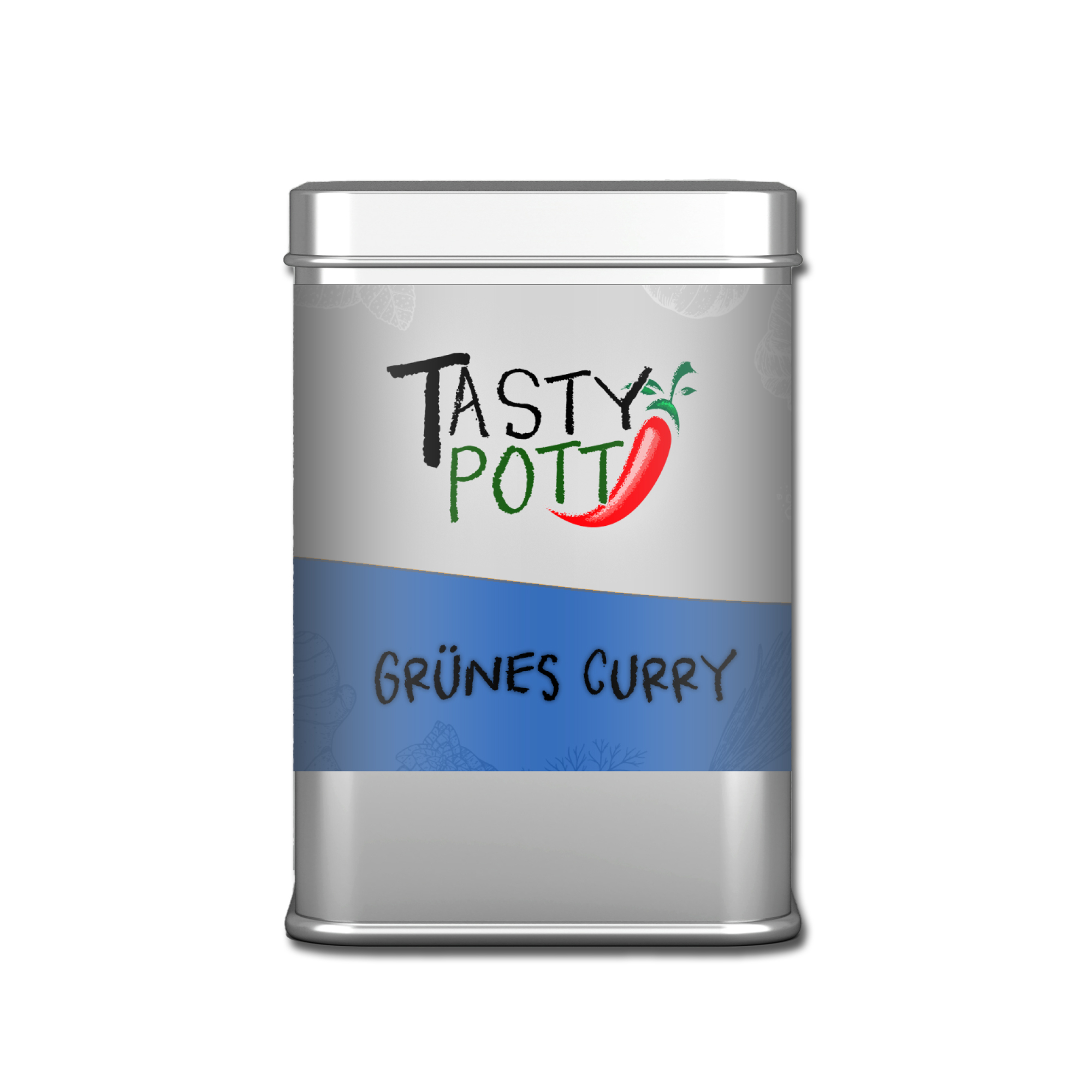 Grünes Curry Gewürz - Thai Curry | 60g Dose Tasty Pott  