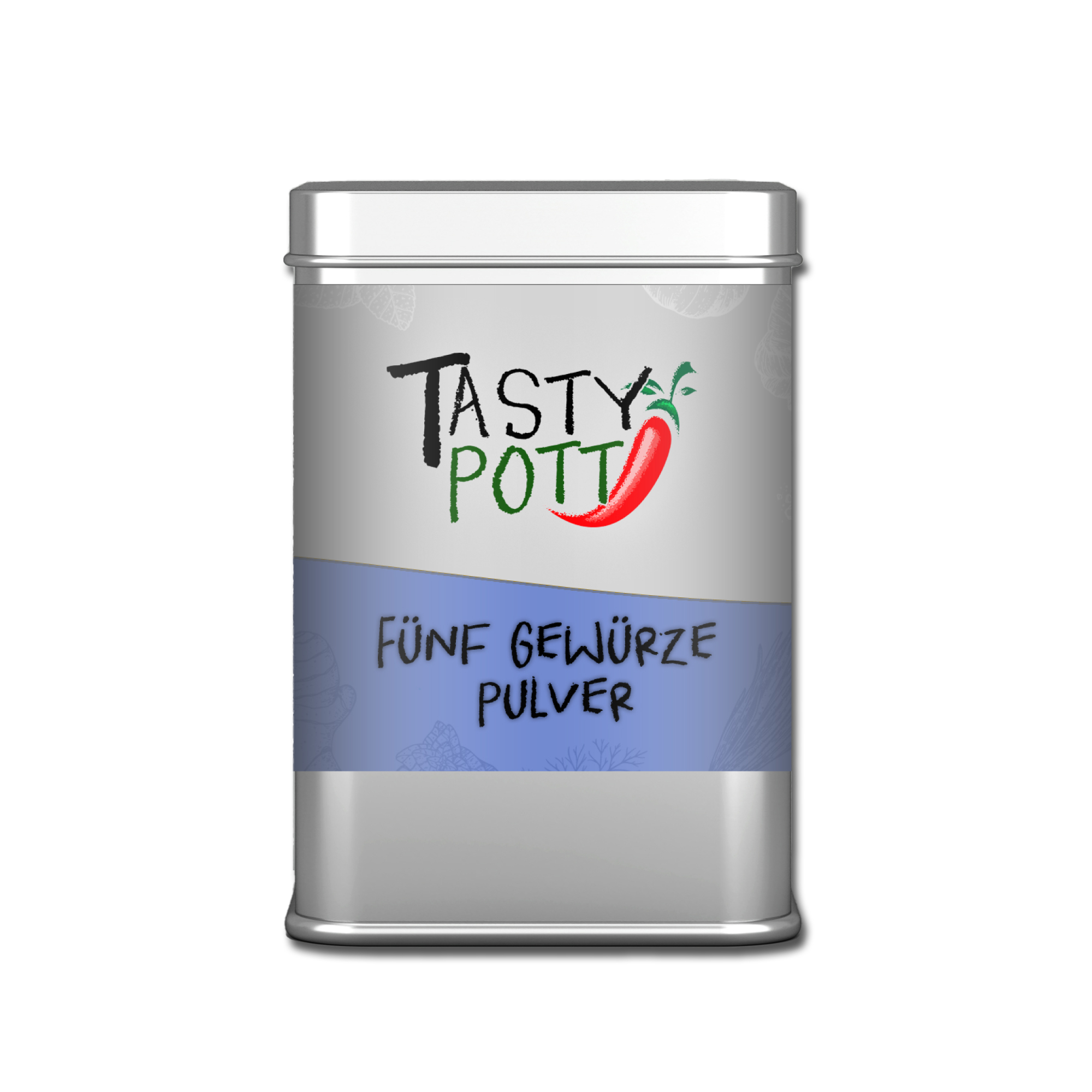 Fünf-Gewürze-Pulver Mischung - 80g Dose Tasty Pott Fünf-Gewürze-Pulver Mischung - 80g Dose Tasty Pott