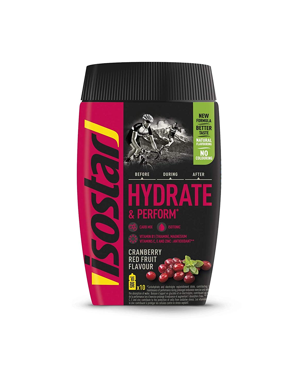 Isostar Hydrate & Perform isotonisches Elektrolytgetränk 400g Dose Isostar Hydrate & Perform isotonisches Elektrolytgetränk 400g Dose