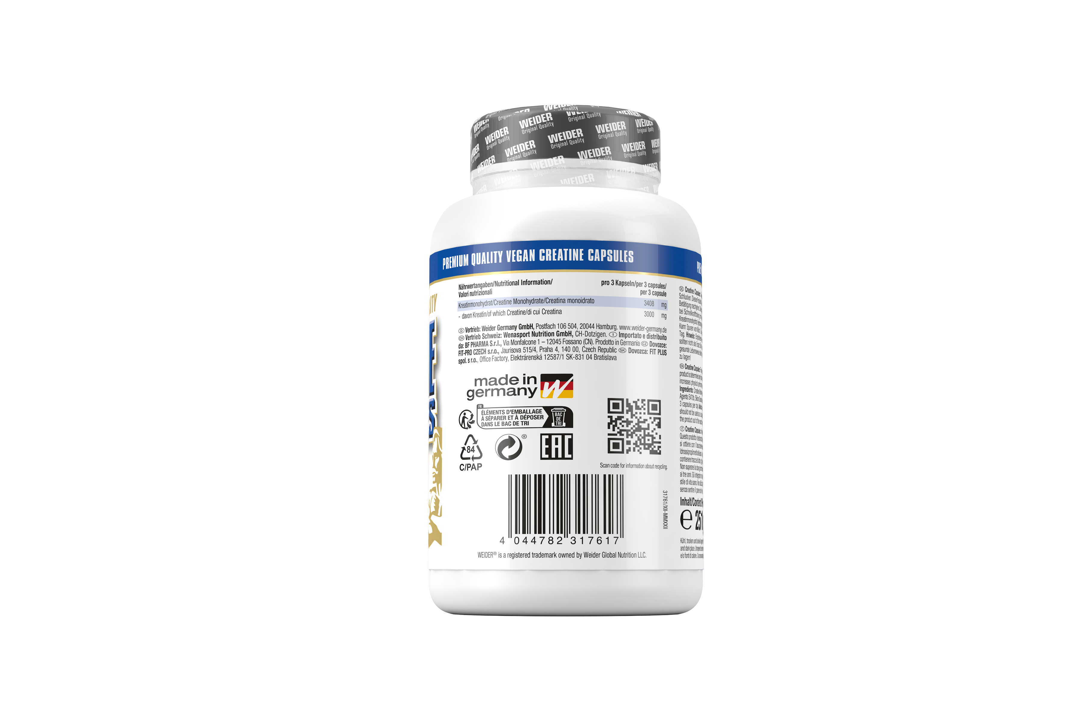 Weider Creatine (200 Stück)