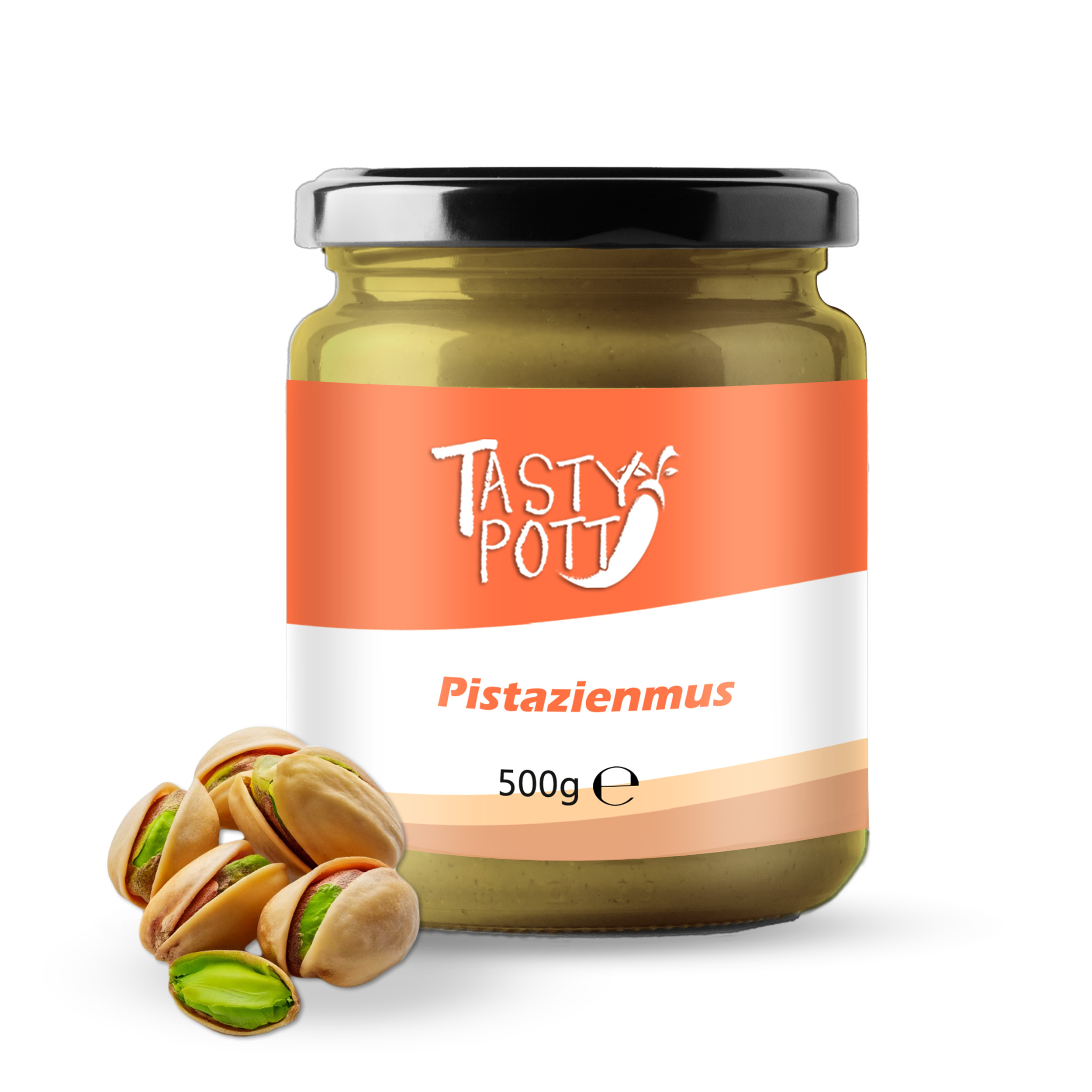Pistazienmus - Nussmus | 500 g Glas Tasty Pott 
