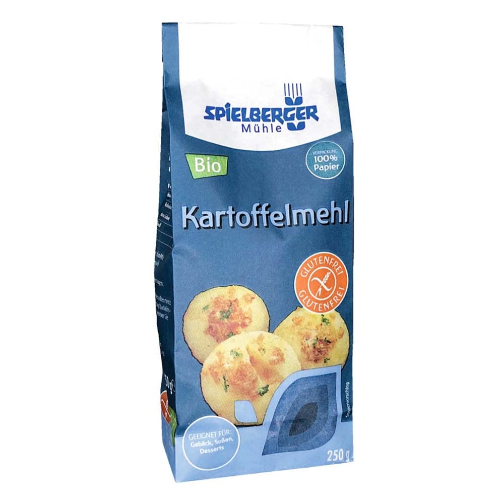 Spielberger Bio Kartoffelmehl, glutenfrei (250g) Spielberger Bio Kartoffelmehl, glutenfrei (250g)