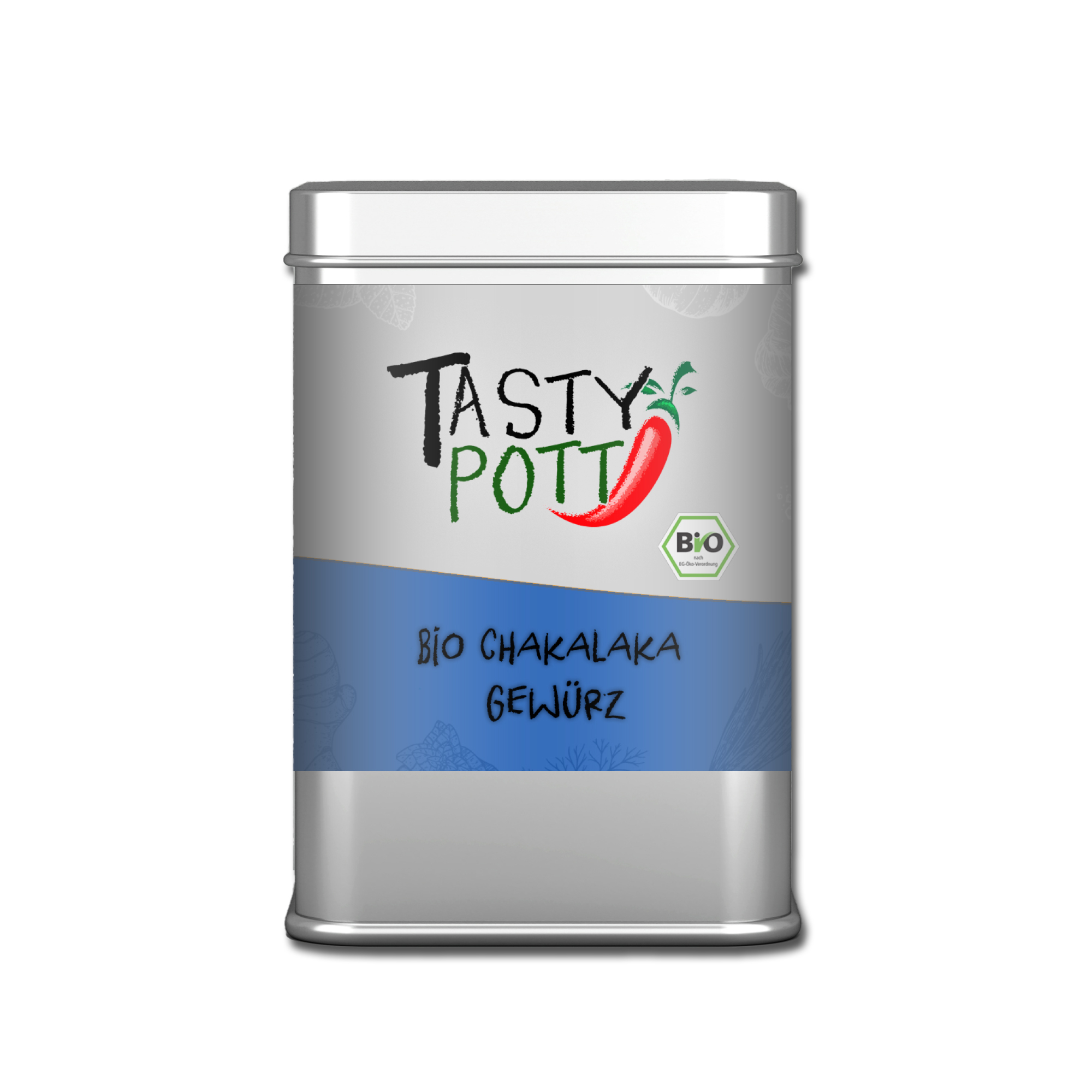 Bio Chakalaka Gewürz - Gewürzmischung - 100g Dose von Tasty Pott Bio Chakalaka Gewürz - Gewürzmischung - 100g Dose von Tasty Pott