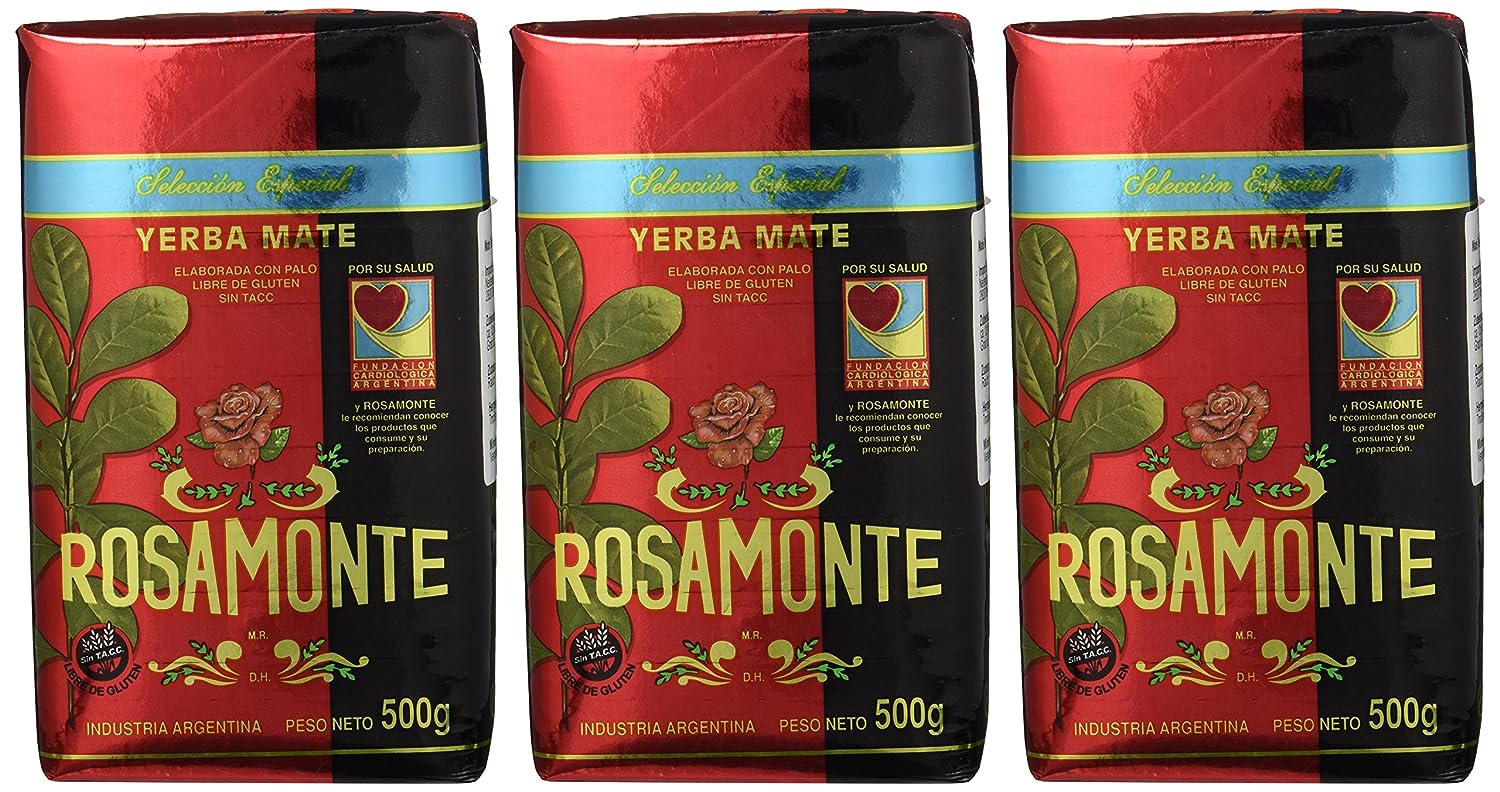 Rosamonte Special- Especial - Mate Tee aus Argentinien 3x1kg Rosamonte Special- Especial - Mate Tee aus Argentinien 3x1kg