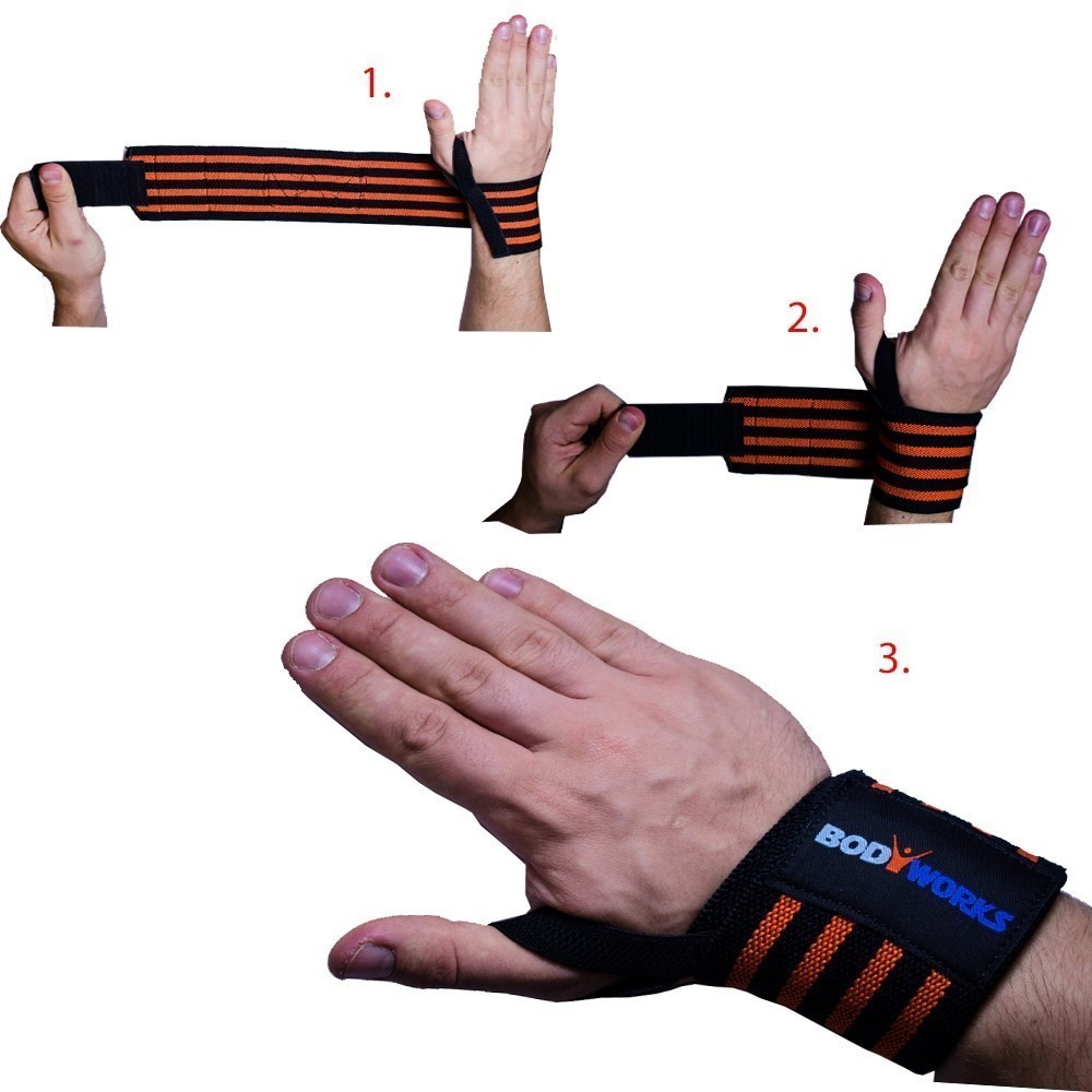 Handgelenkbandage Set mit Griffpolster von Bodyworks